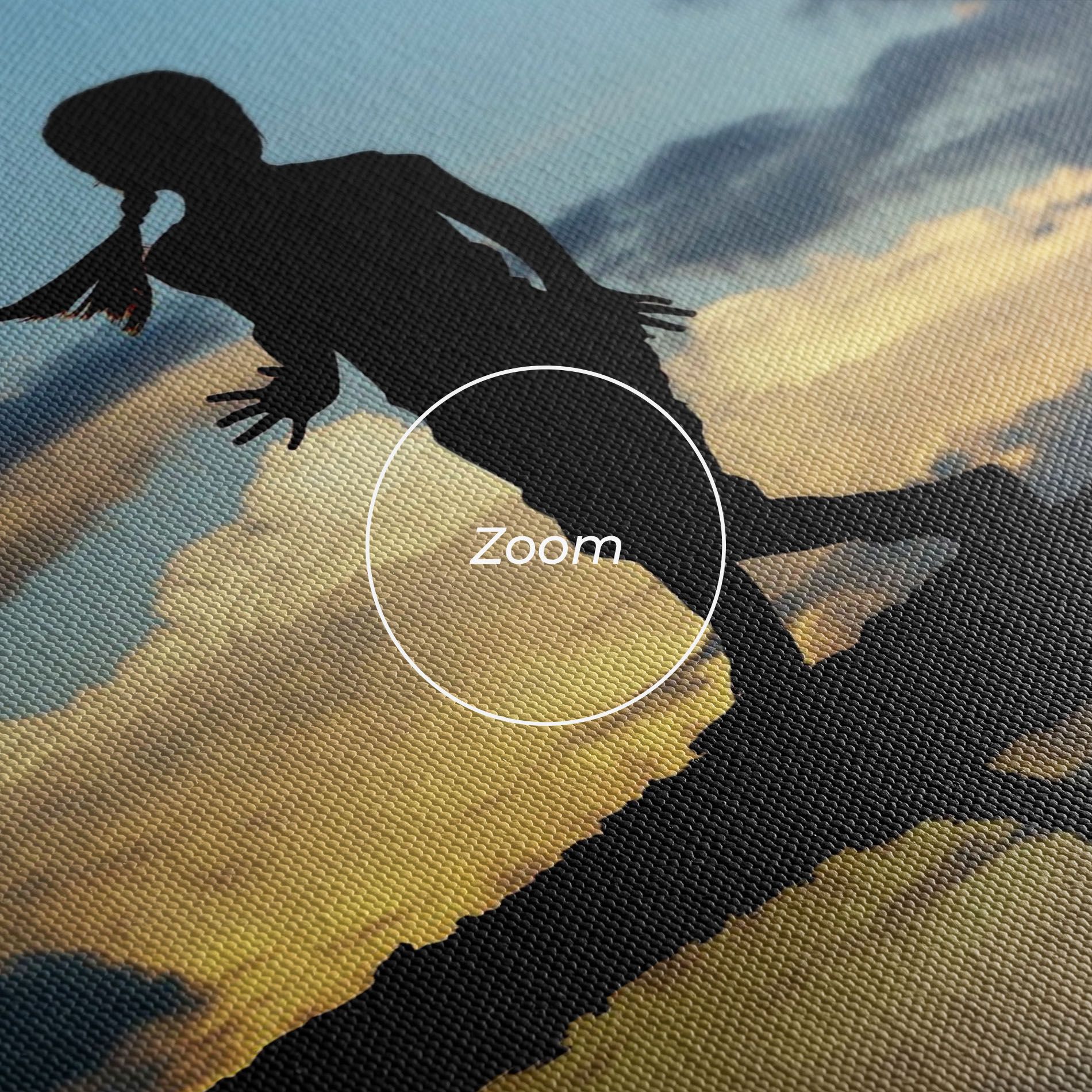 Little Girl Jumping mockup 3