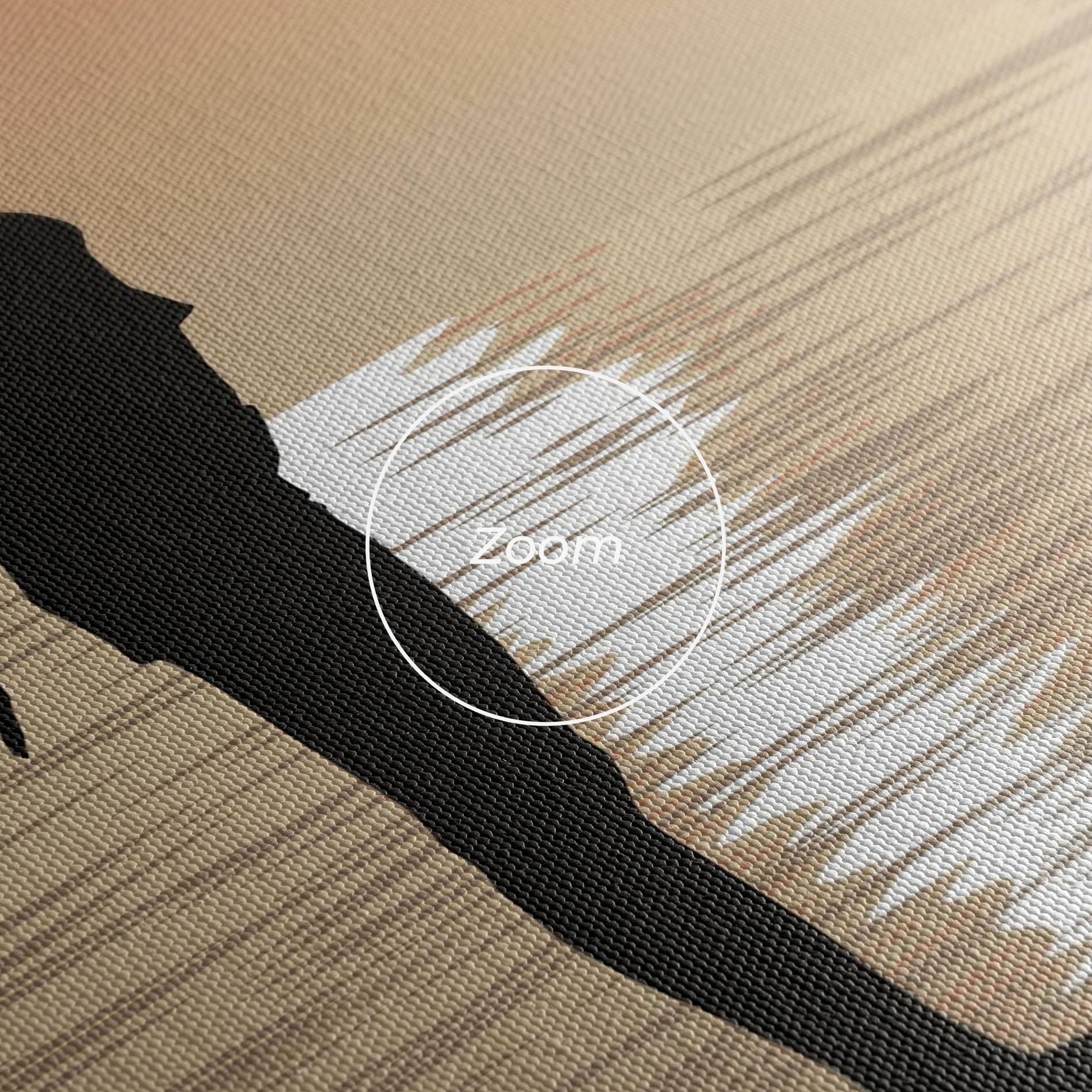 Tablou Canvas Water Girl Shilouette mockup 3