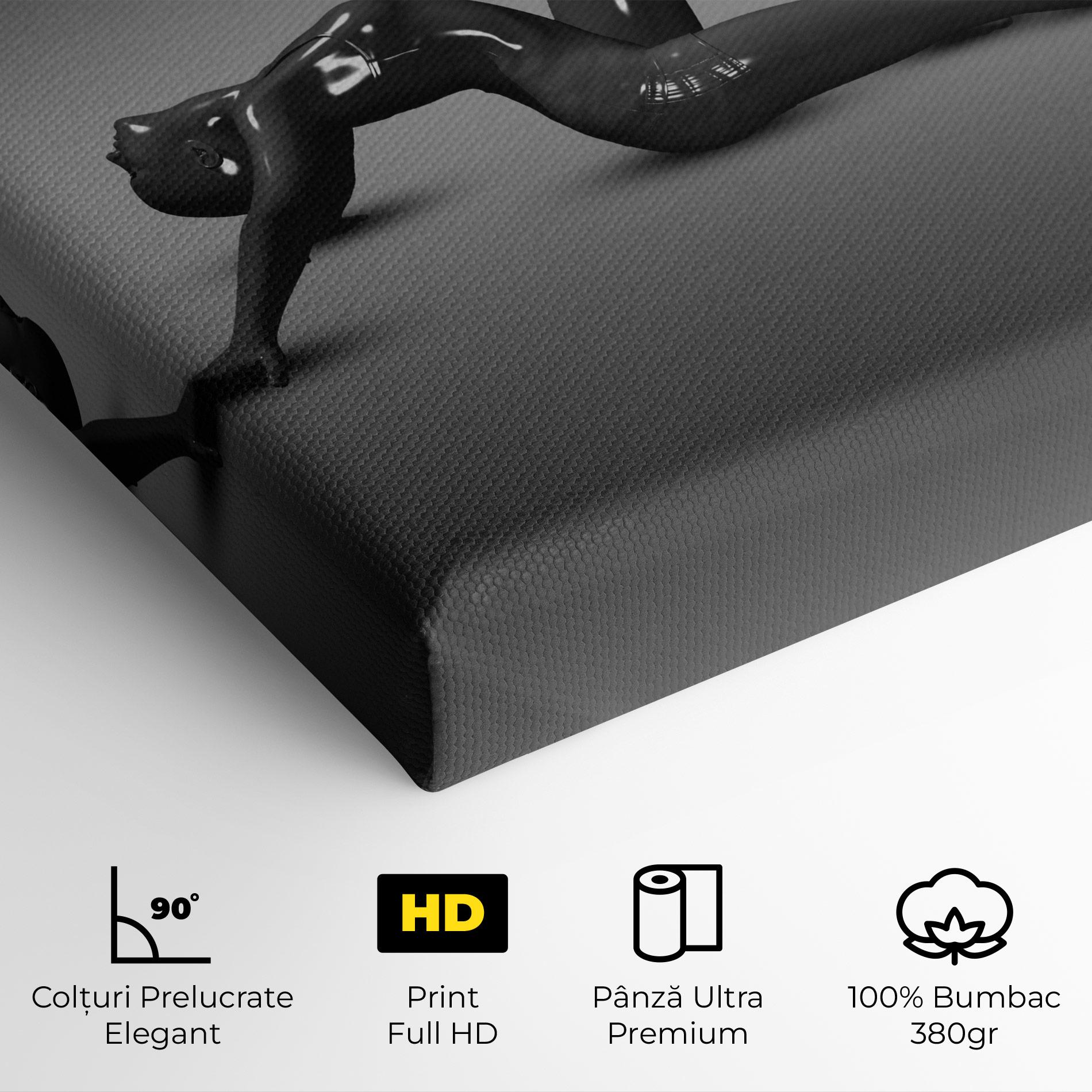 Tablou Canvas 3d Black Female mockup 4