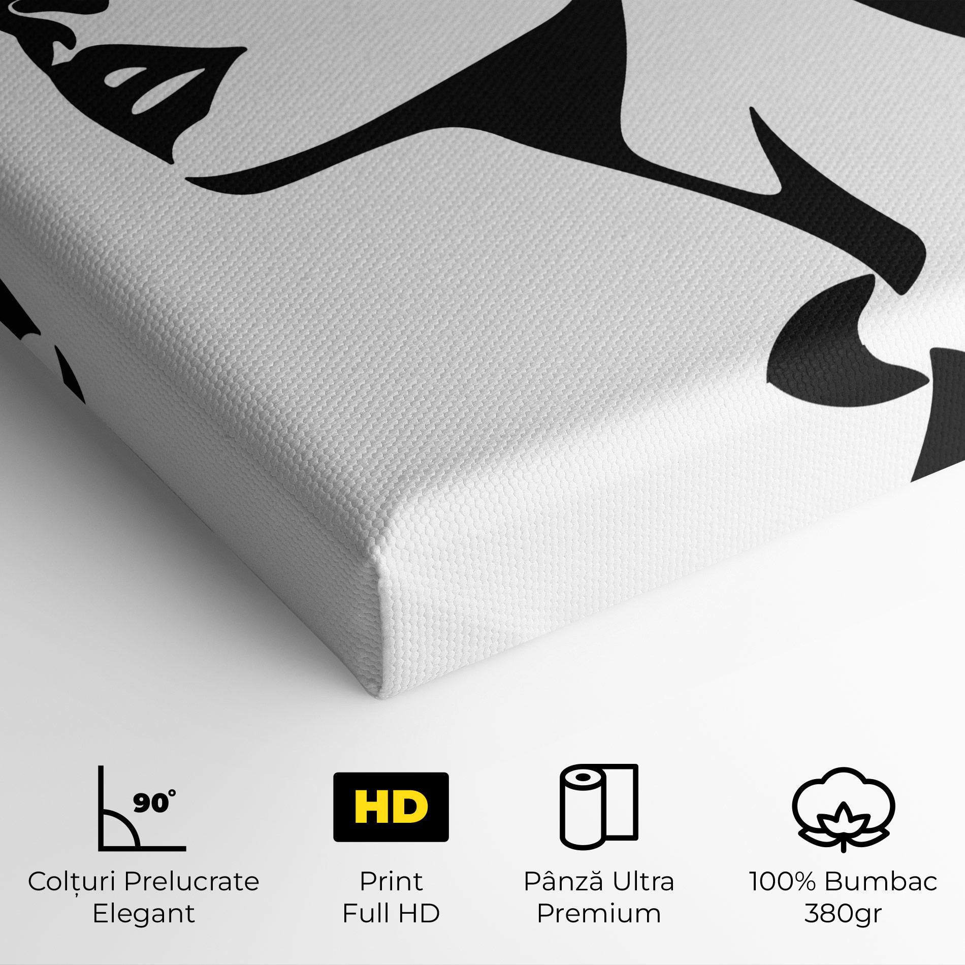 Tablou Canvas Eyeliner Shilouette mockup 4