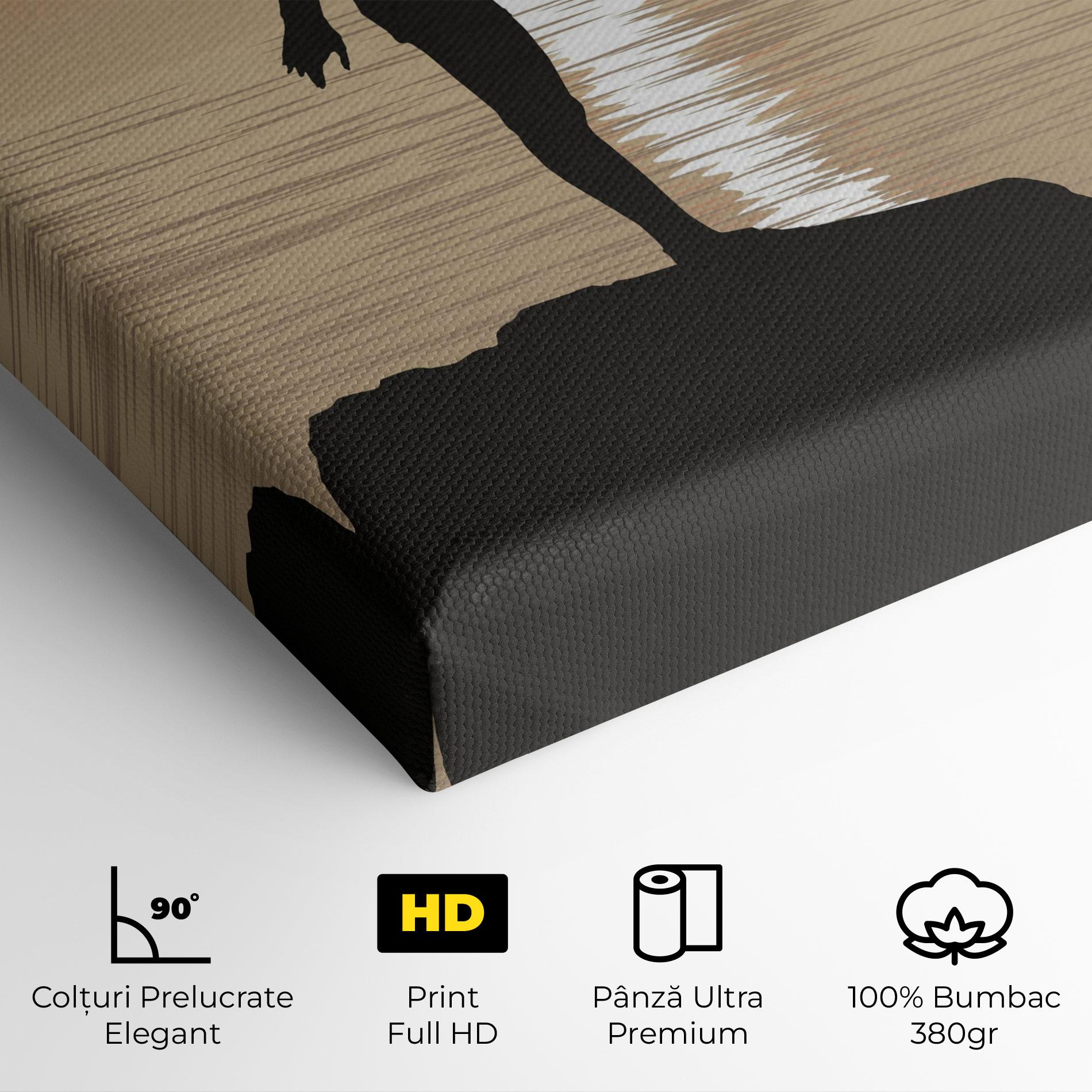 Tablou Canvas Water Girl Shilouette mockup 4