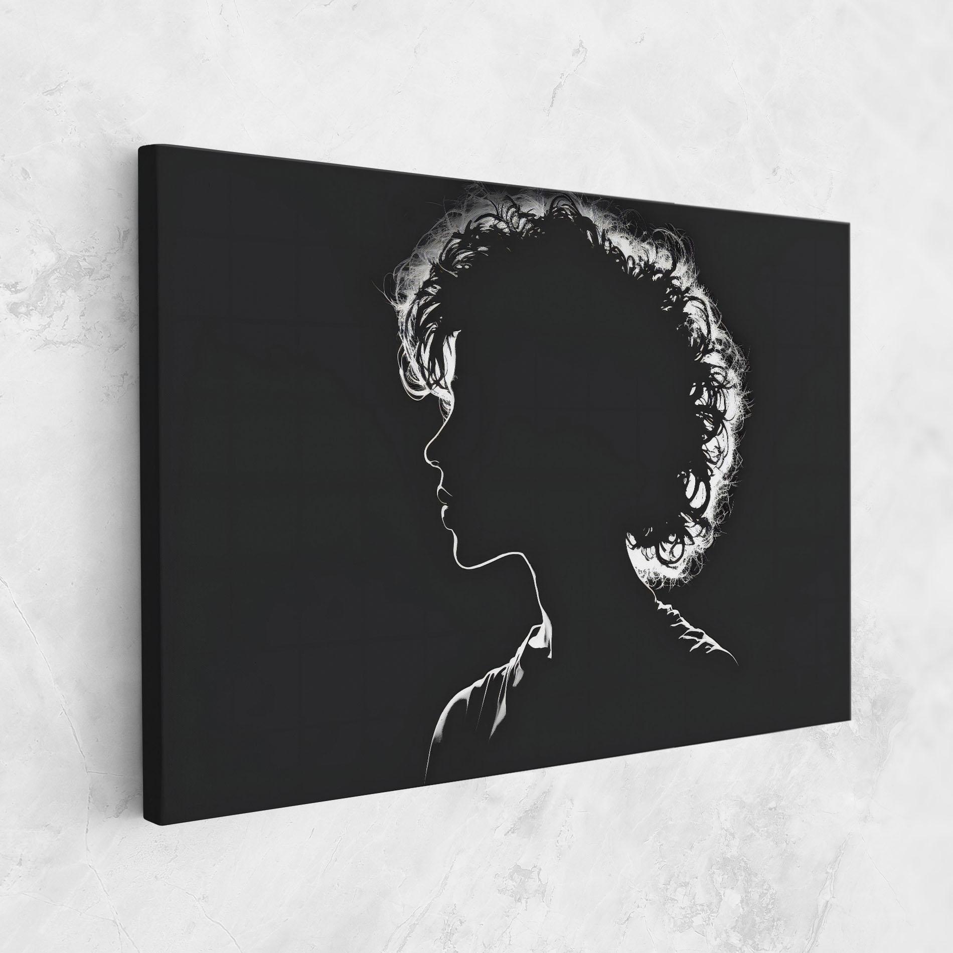Tablou Canvas Digital Silhouette mockup 1