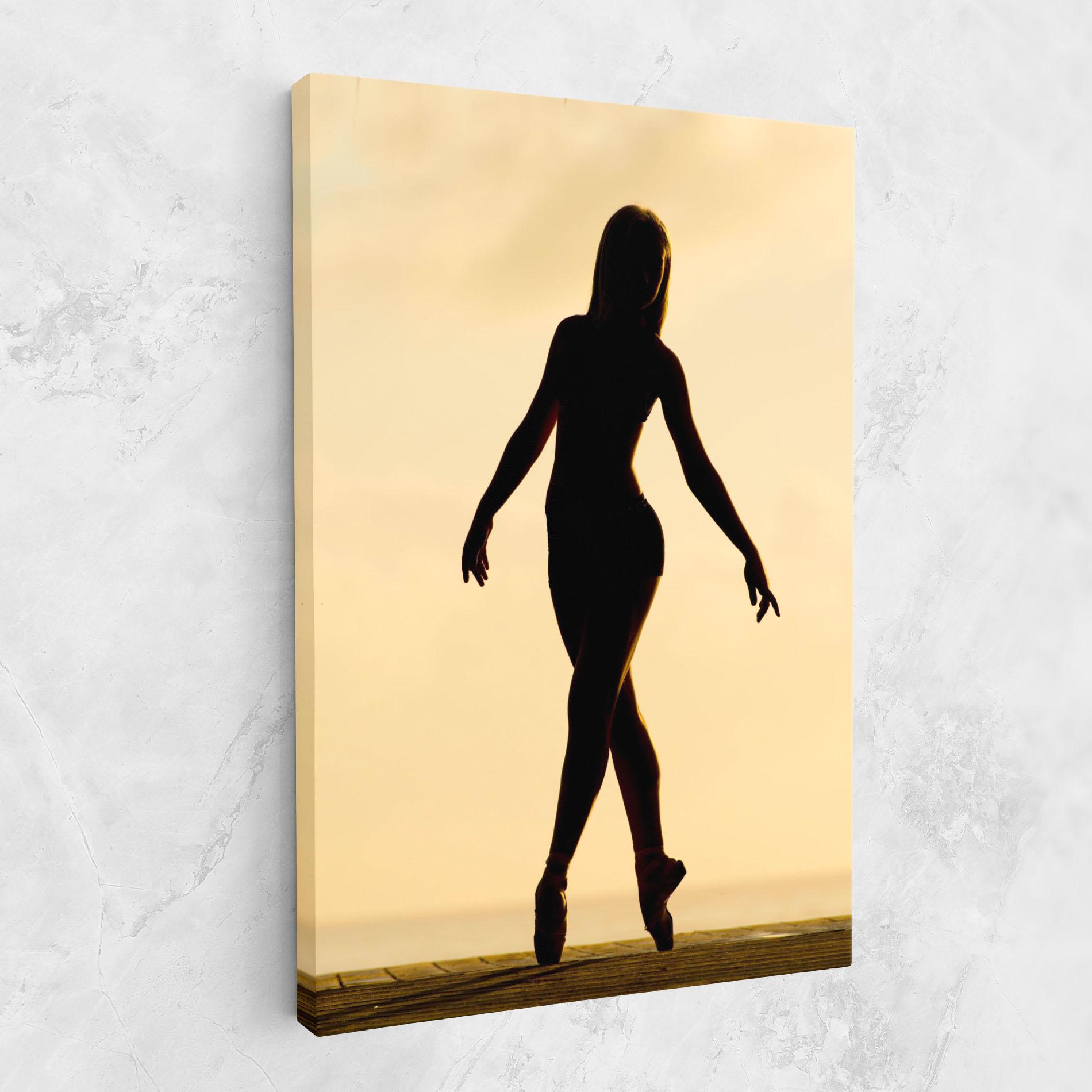 Tablou Canvas Ballet On Cream mockup 1