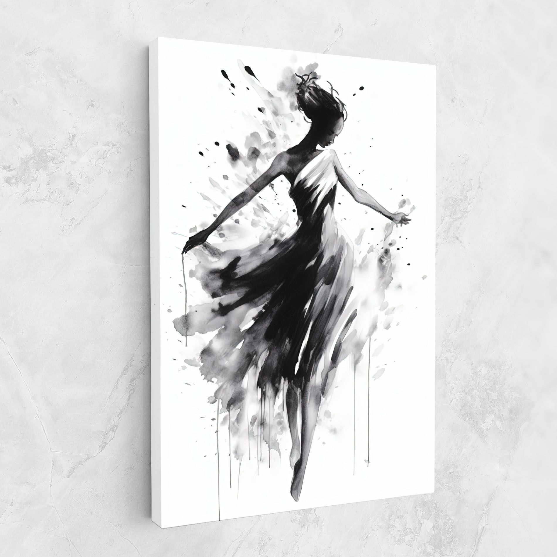 Beautiful Dancing Woman mockup 1