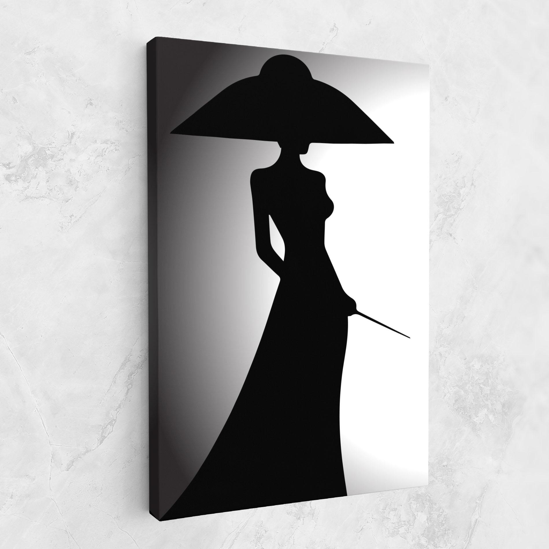 Tablou Canvas Big Hat Lady mockup 1