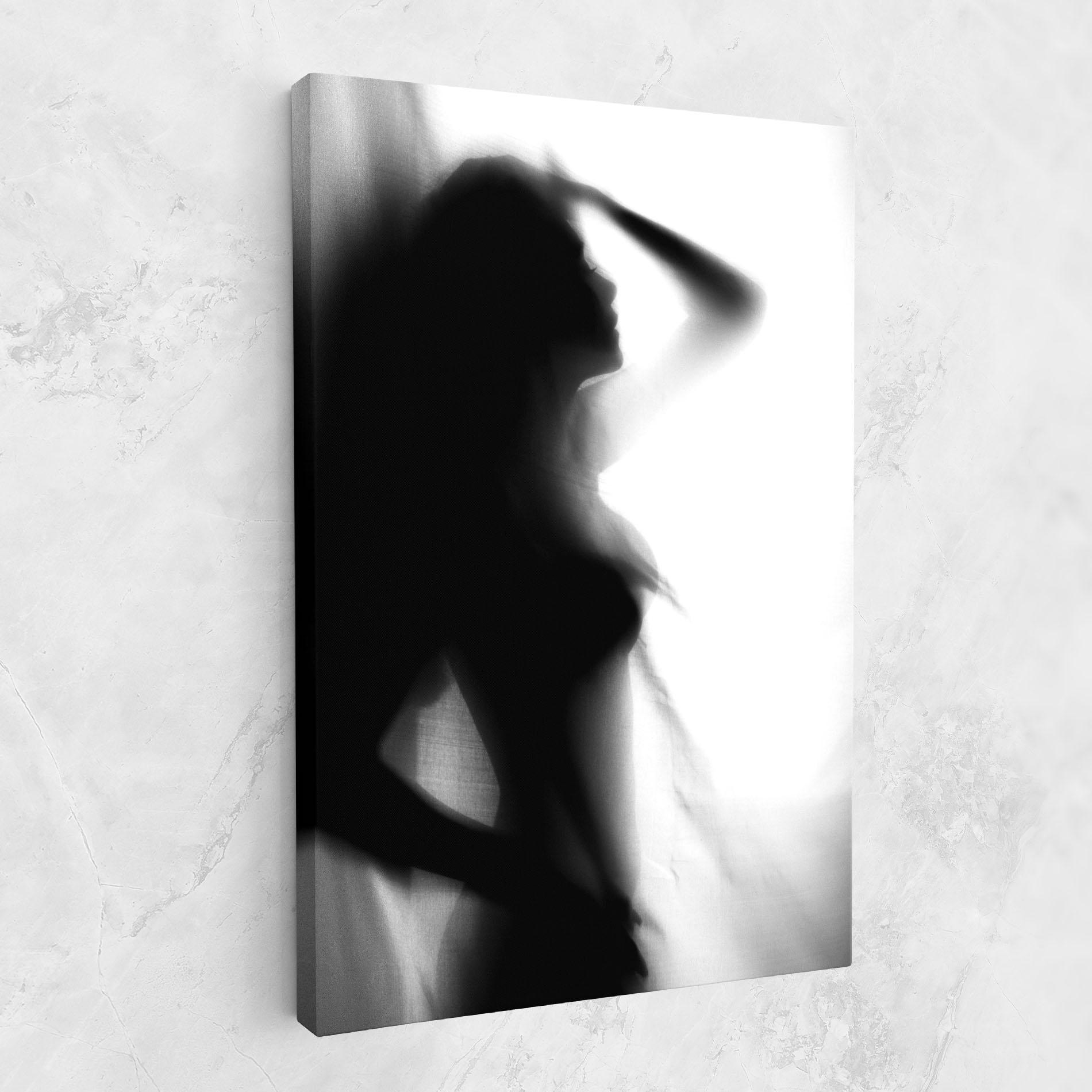 Tablou Canvas Blurred Girl mockup 1