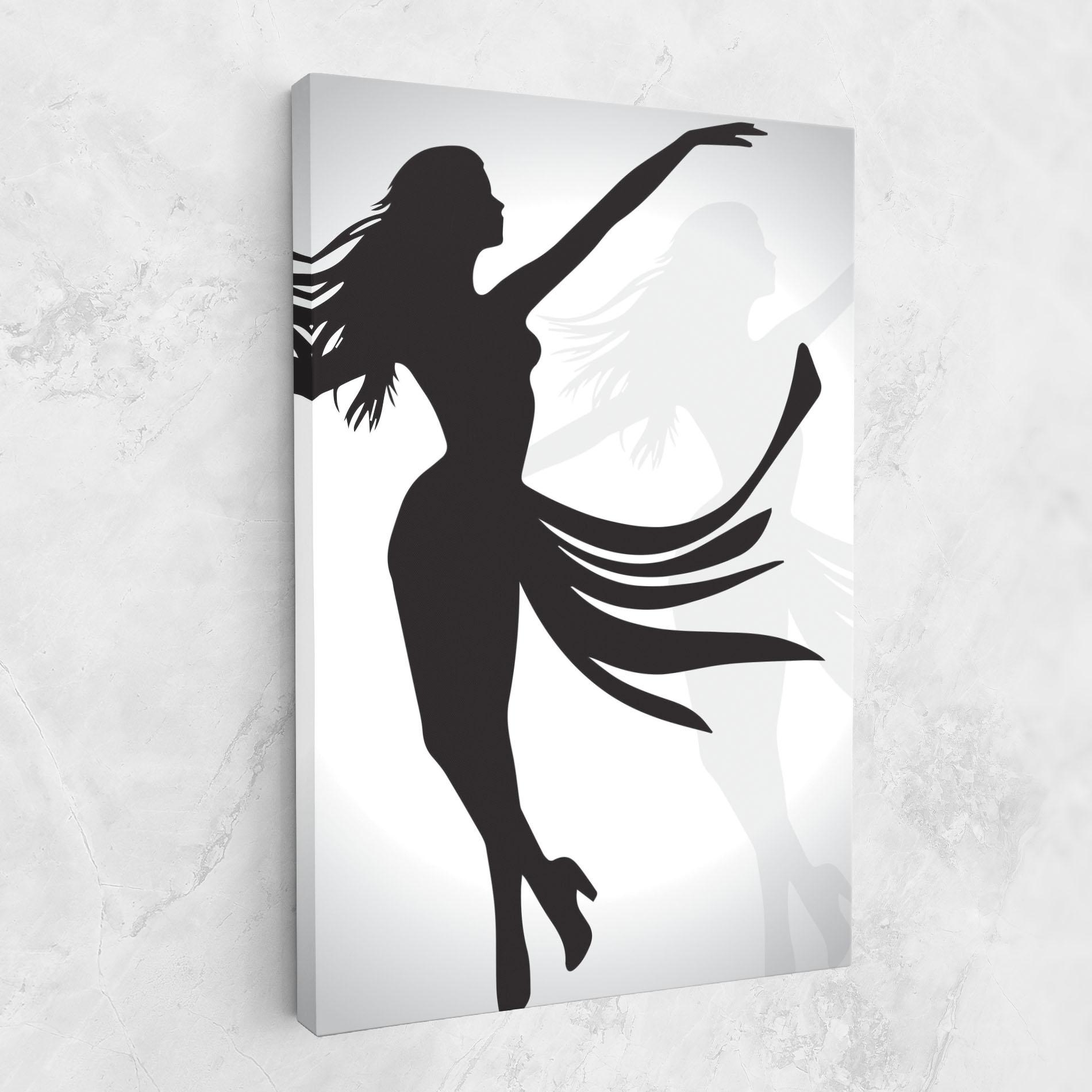 Tablou Canvas Dance Shilouette mockup 1