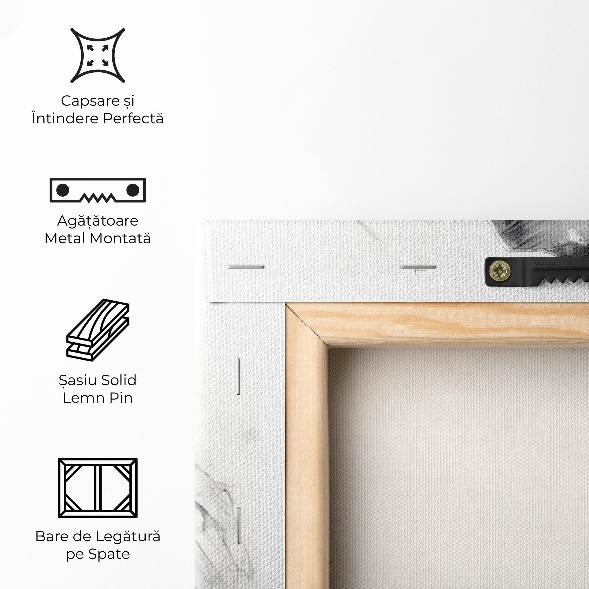 Tablou Canvas Black Ink Woman mockup 5