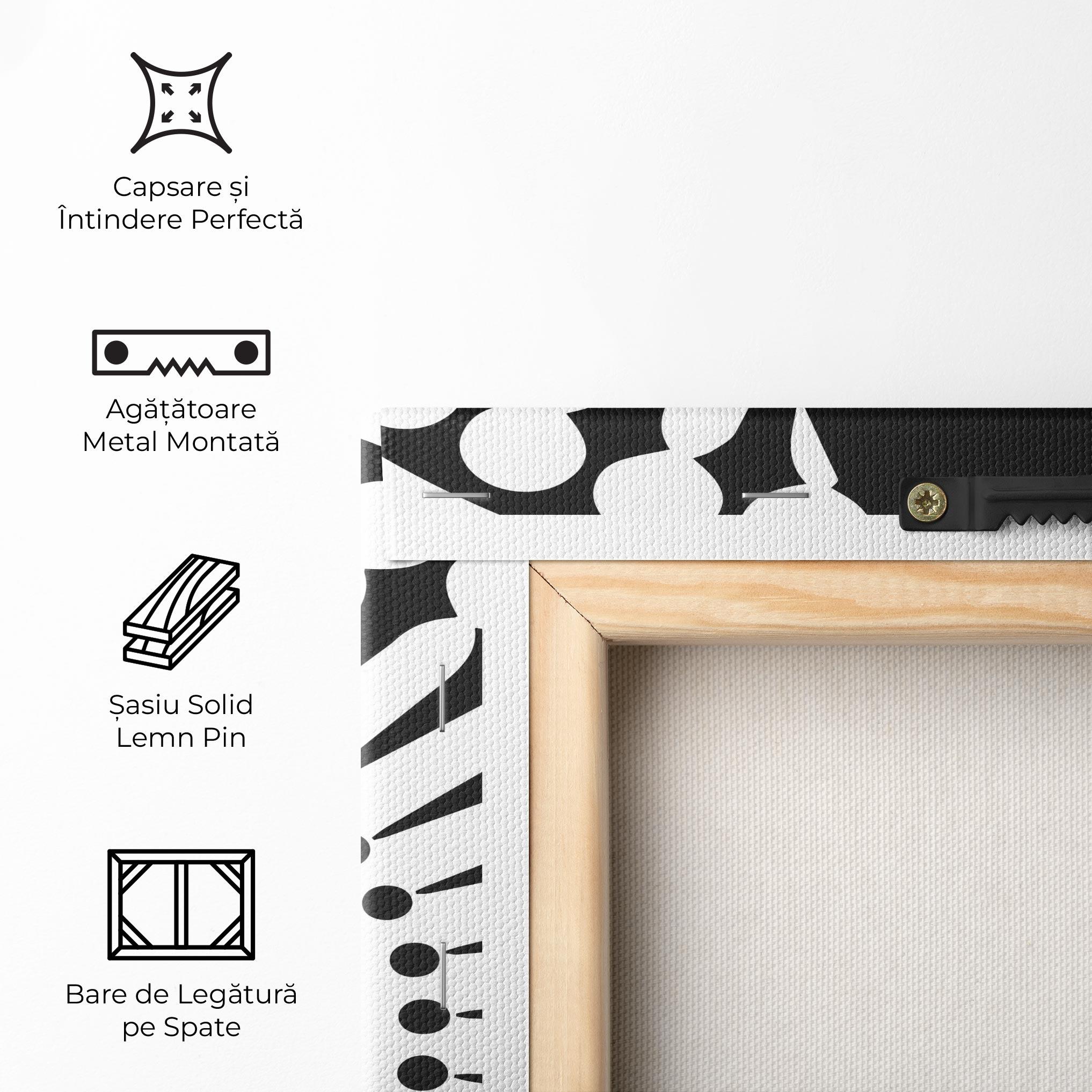 Tablou Canvas Black Shilouette Lady mockup 5