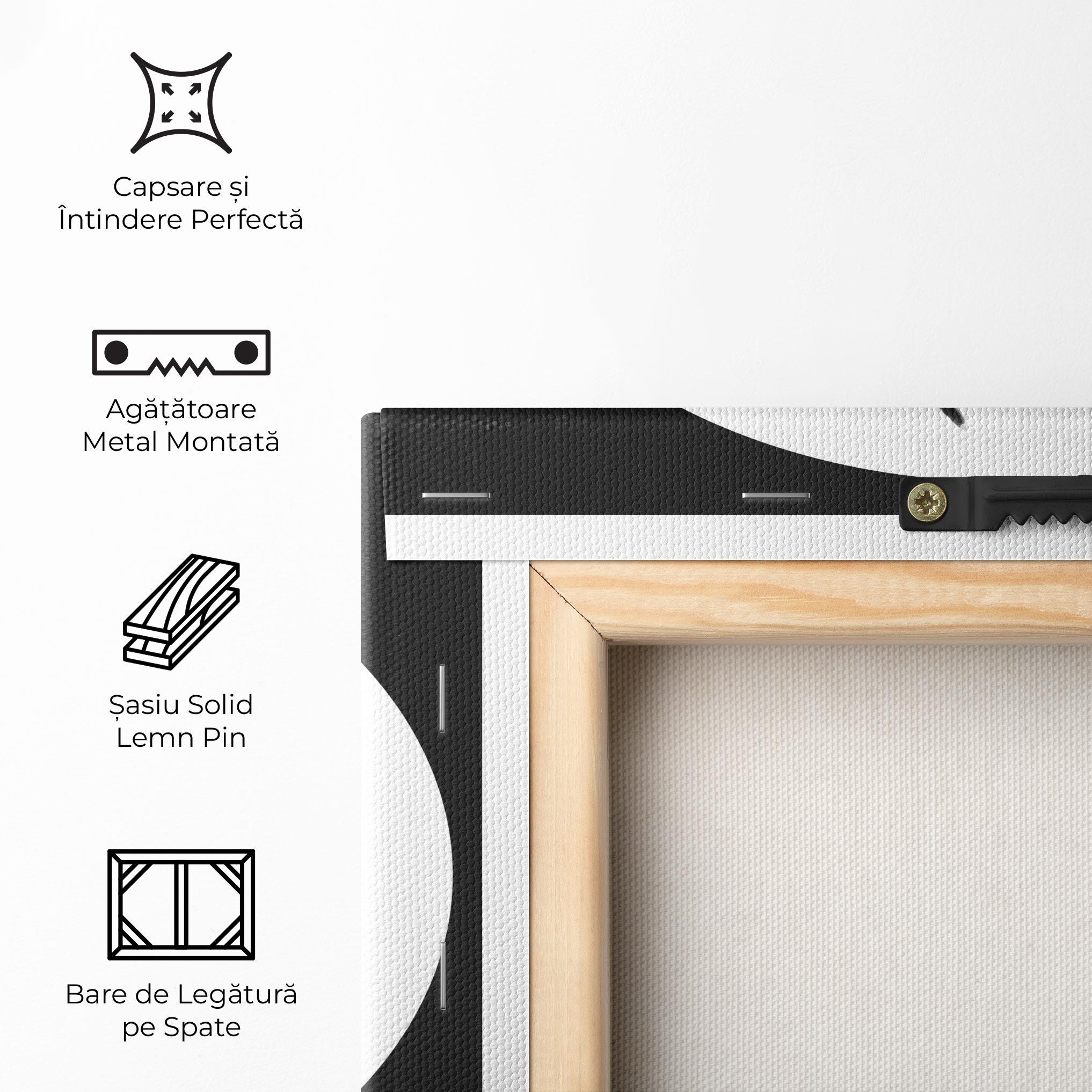 Tablou Canvas Circle Woman Body mockup 5