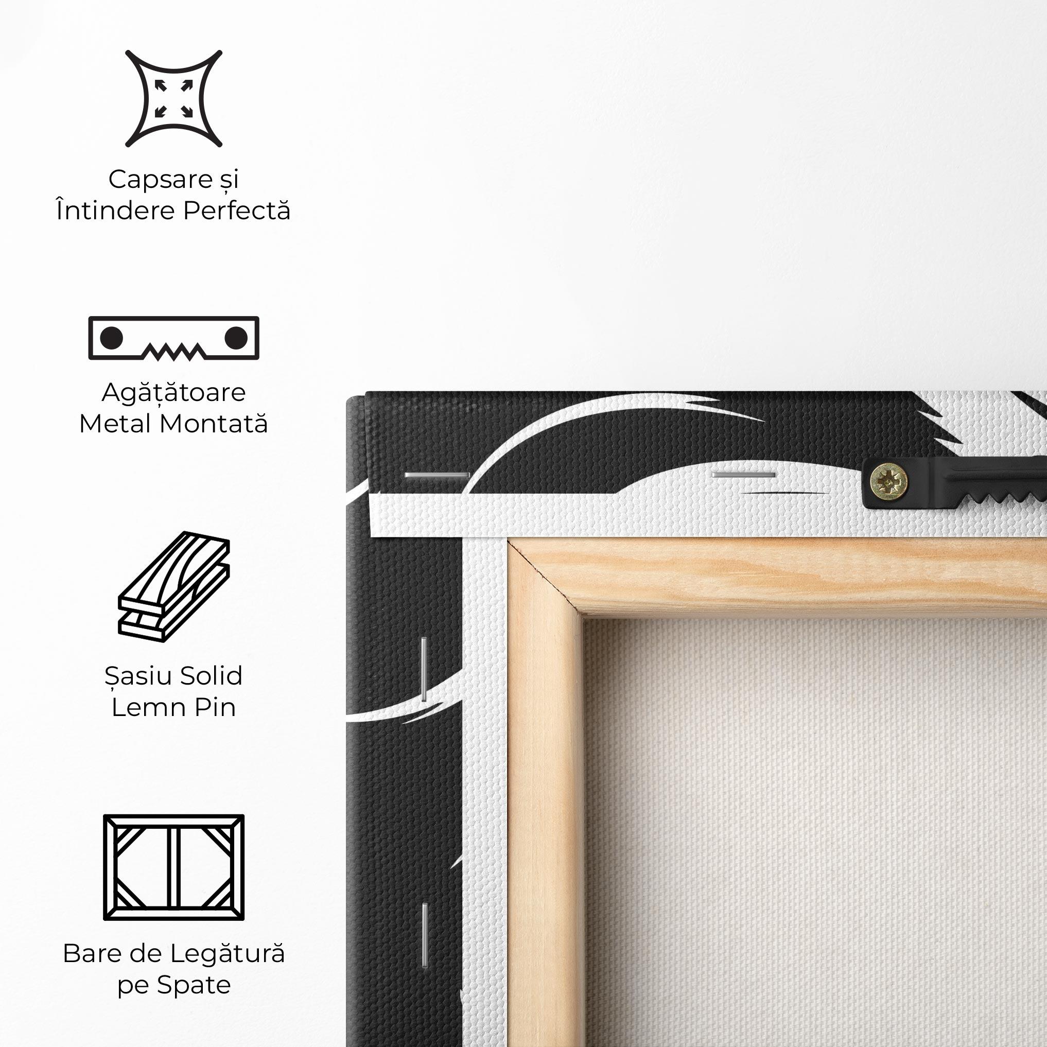 Tablou Canvas Eyeliner Shilouette mockup 5