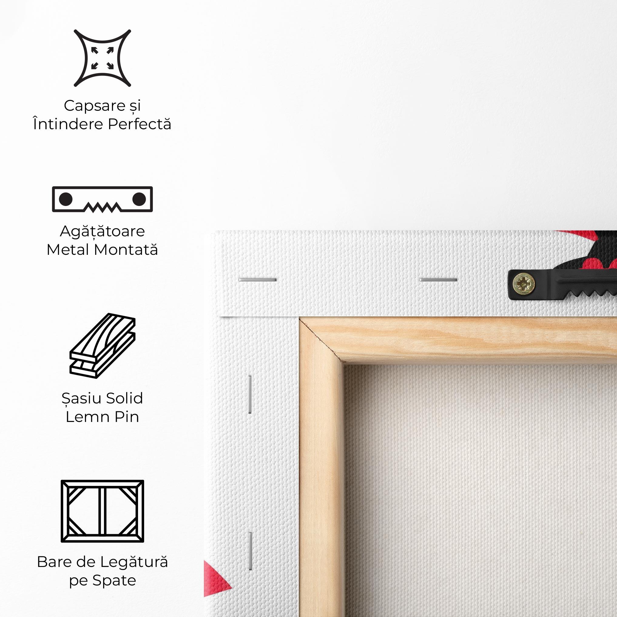 Tablou Canvas Pink Outfit Woman mockup 5