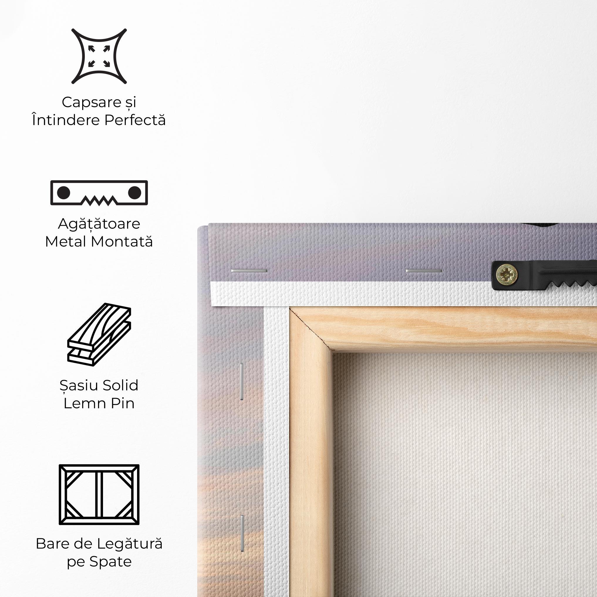 Tablou Canvas Purple Sky Posing mockup 5