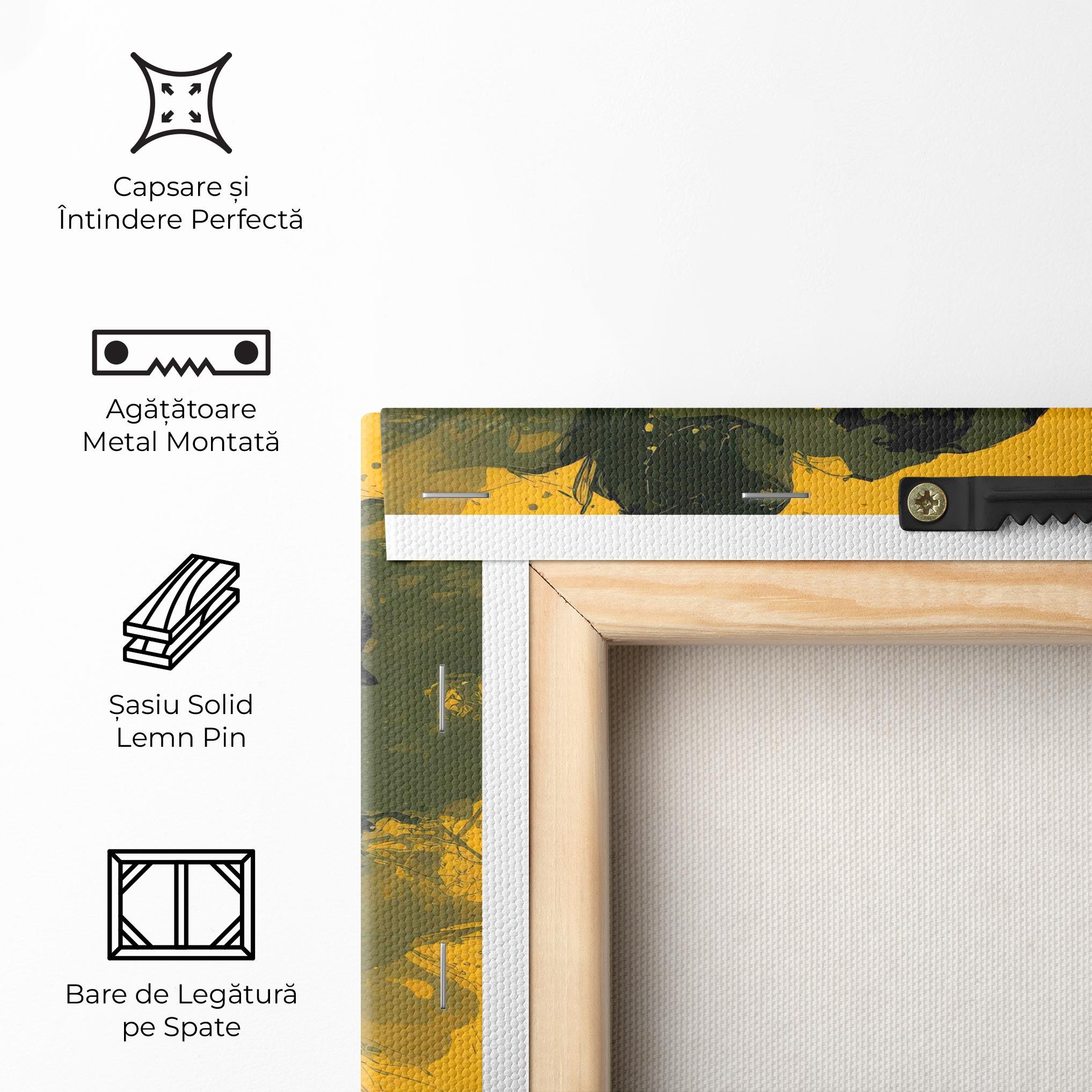 Tablou Canvas Thinking Yellow mockup 5