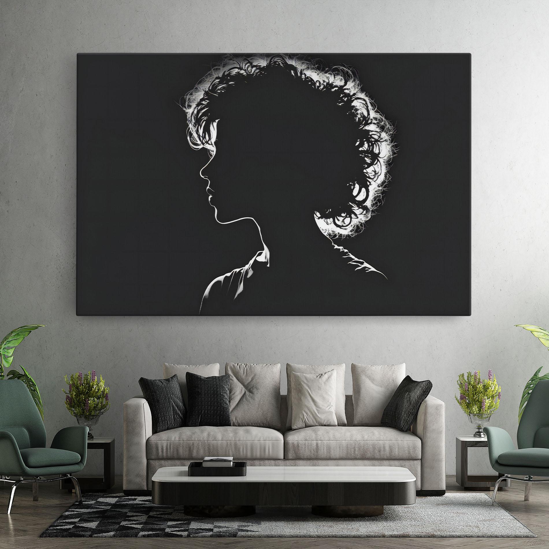 Tablou Canvas Digital Silhouette mockup 7