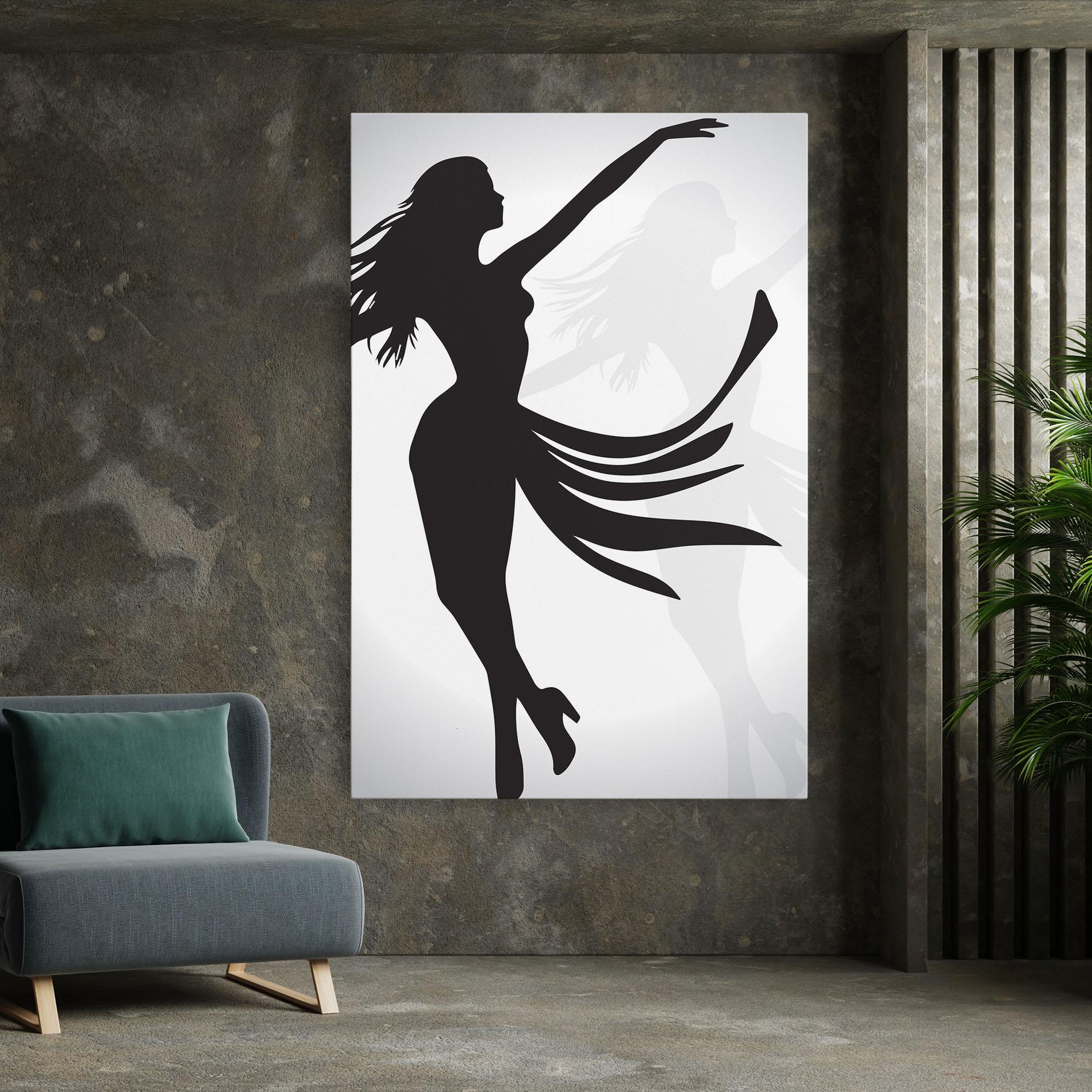 Tablou Canvas Dance Shilouette mockup 7