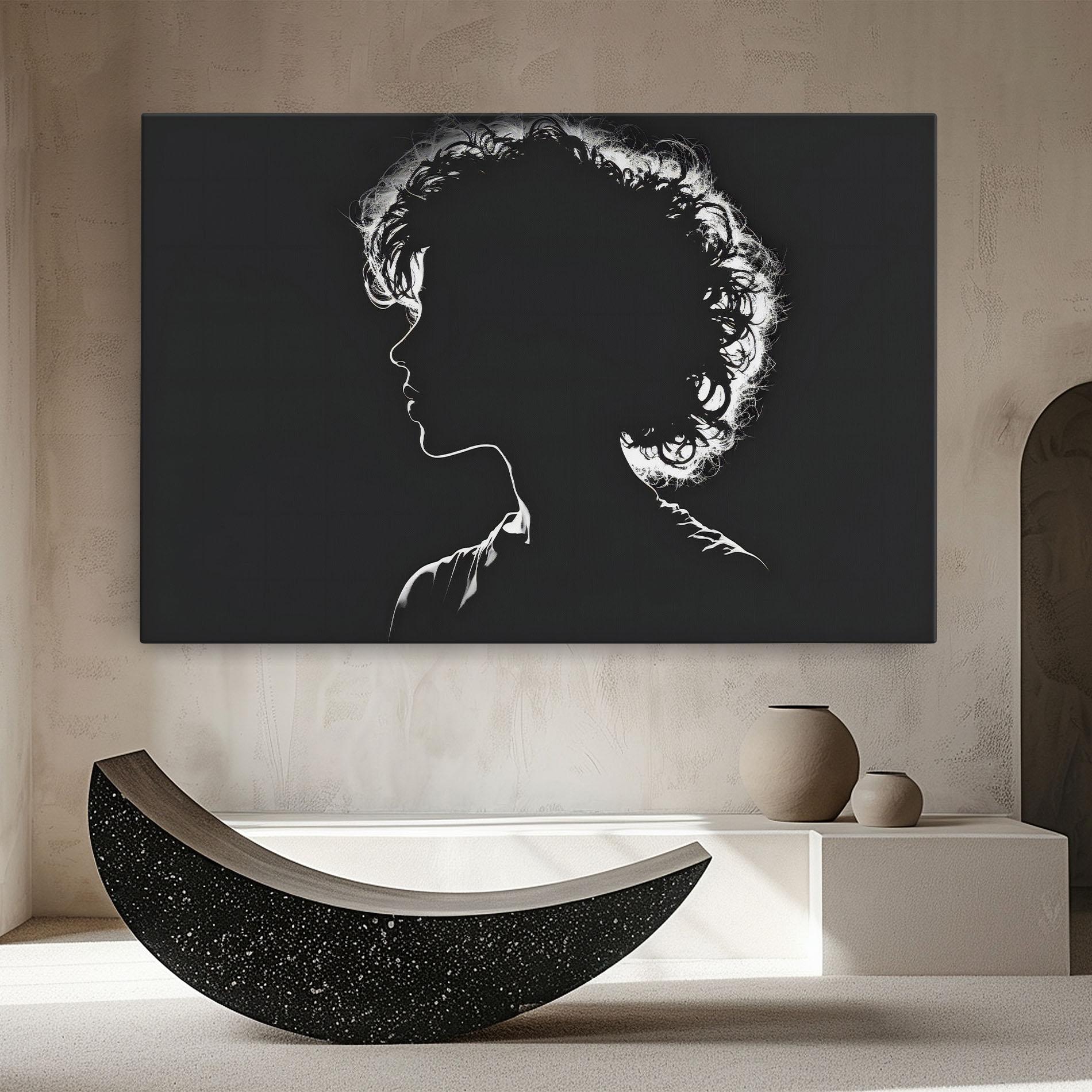 Tablou Canvas Digital Silhouette mockup 8