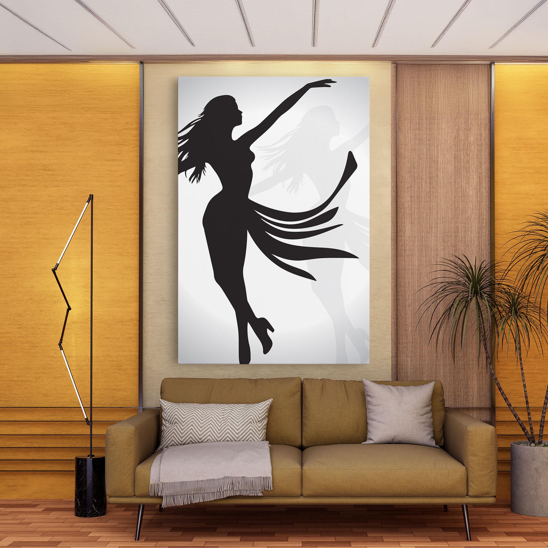 Tablou Canvas Dance Shilouette mockup 9