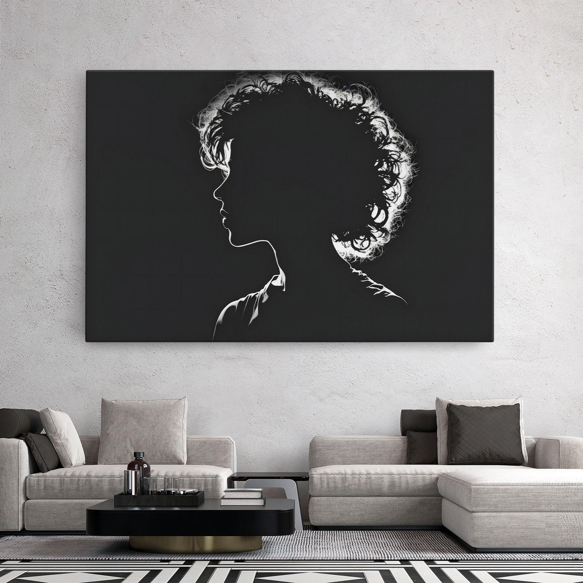 Tablou Canvas Digital Silhouette mockup 2