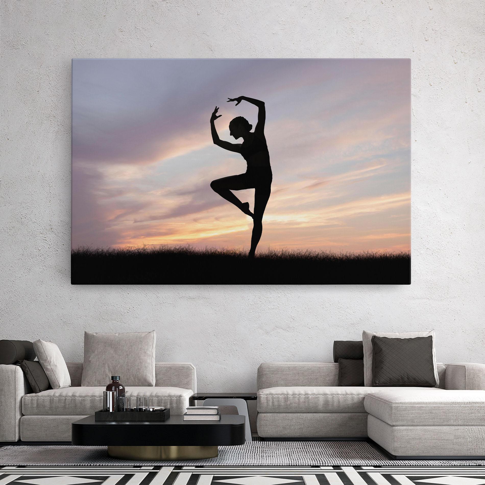 Tablou Canvas Purple Sky Posing mockup 2