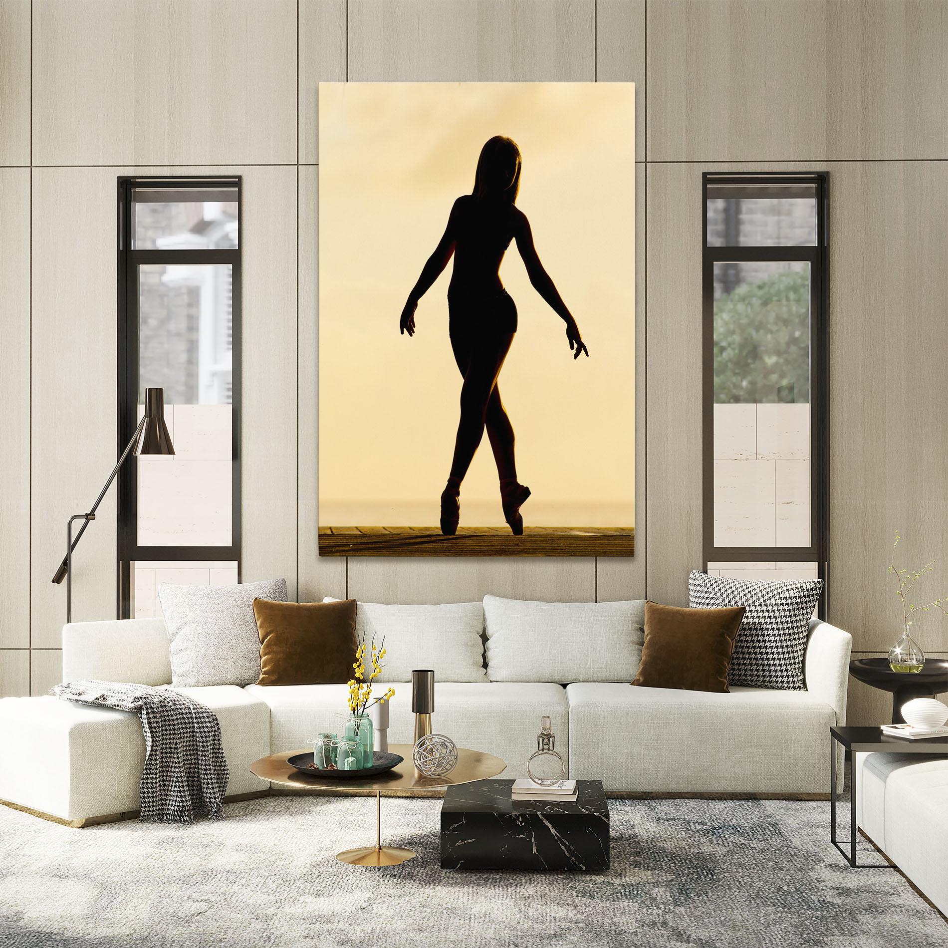 Tablou Canvas Ballet On Cream mockup 2