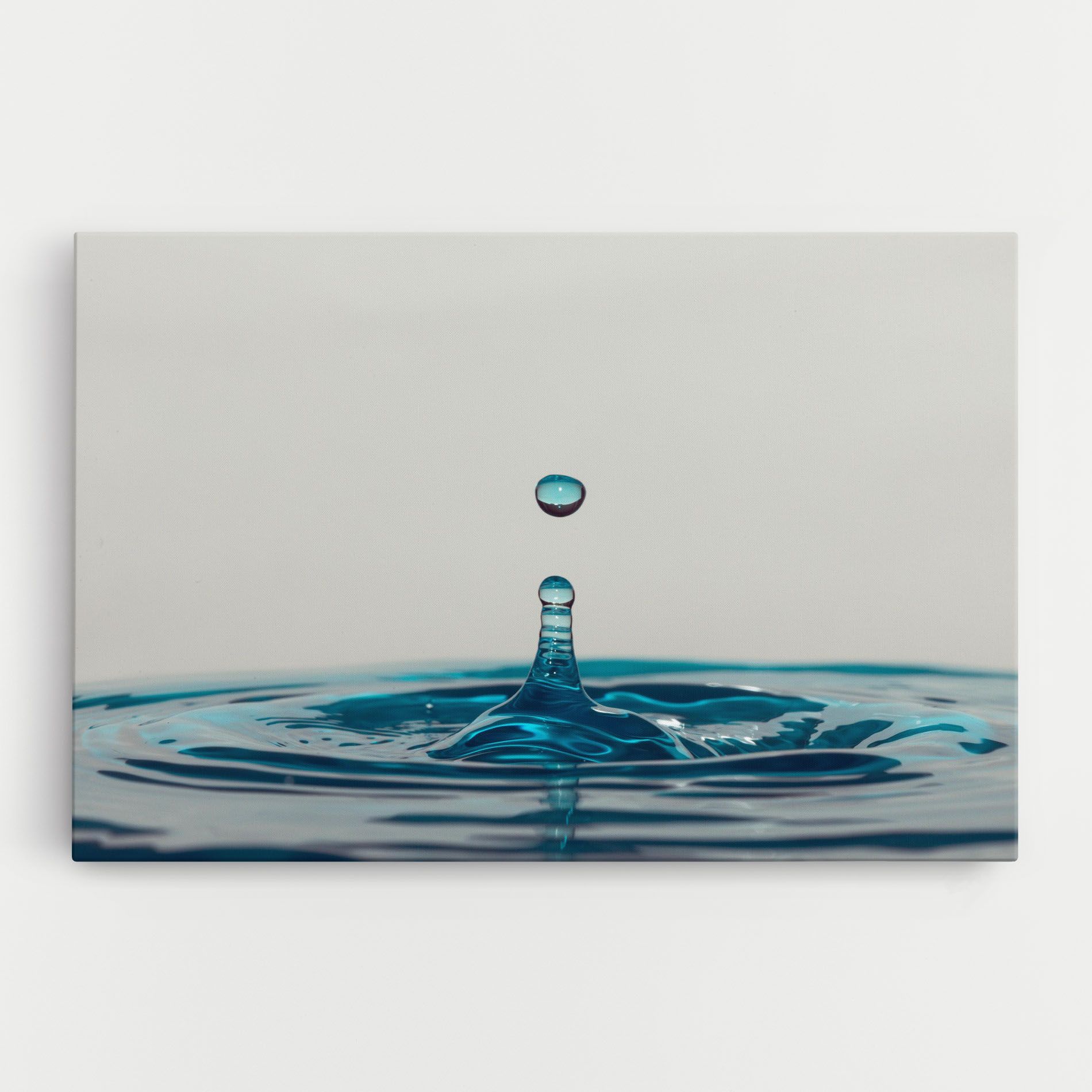Blue Water Drop mockup 0
