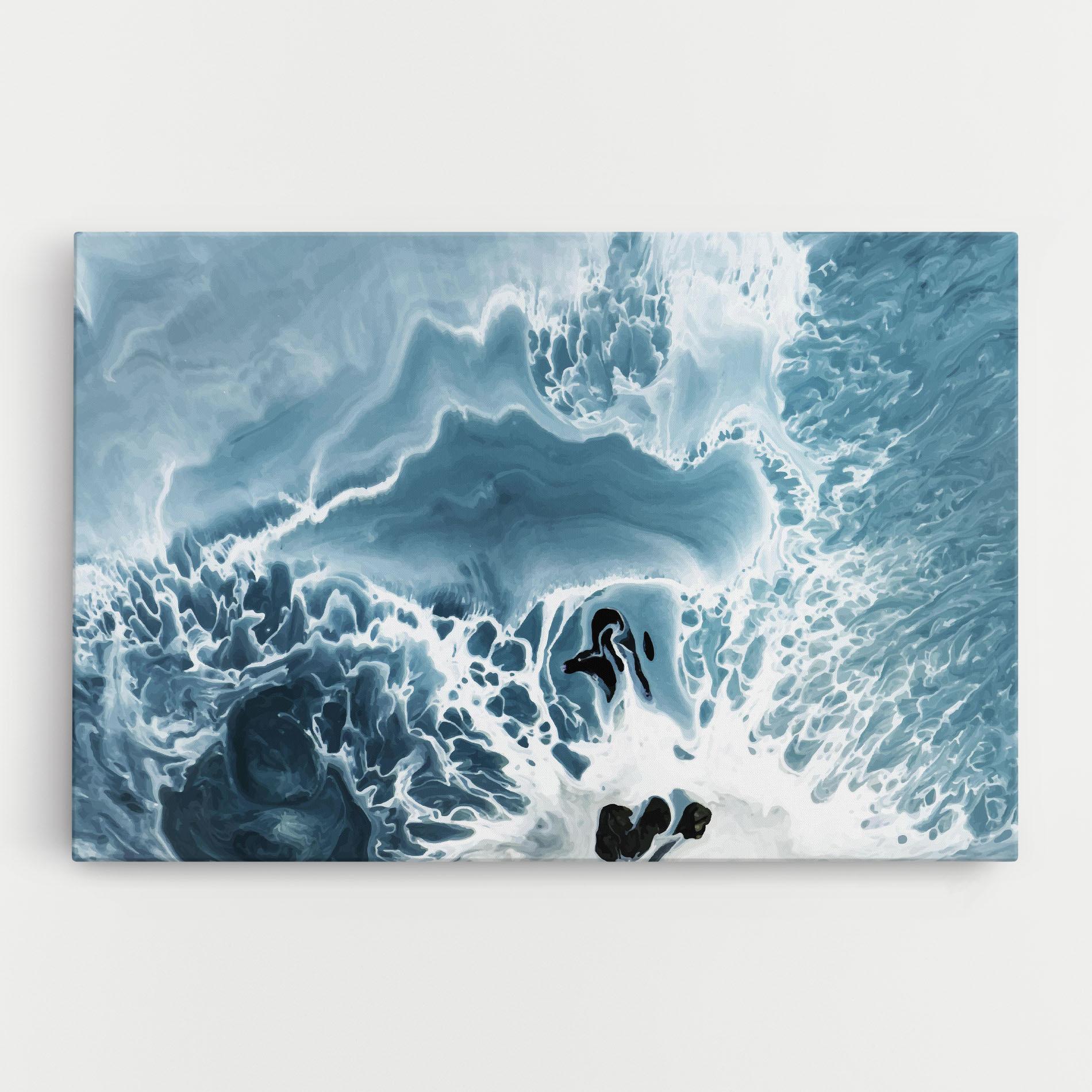 Tablou Canvas Light Blue Ocean mockup 0