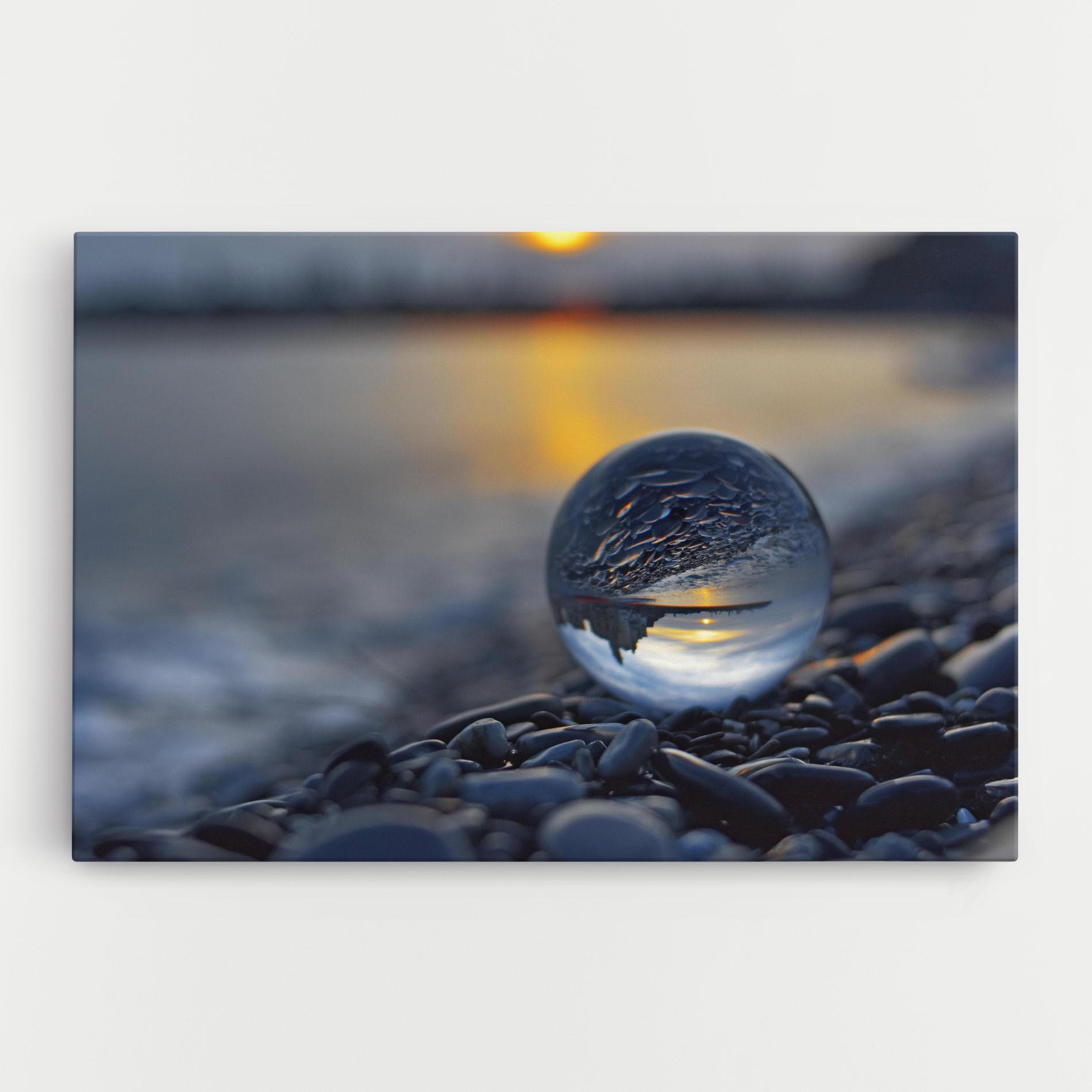Tablou Canvas Sunset Lensball mockup 0