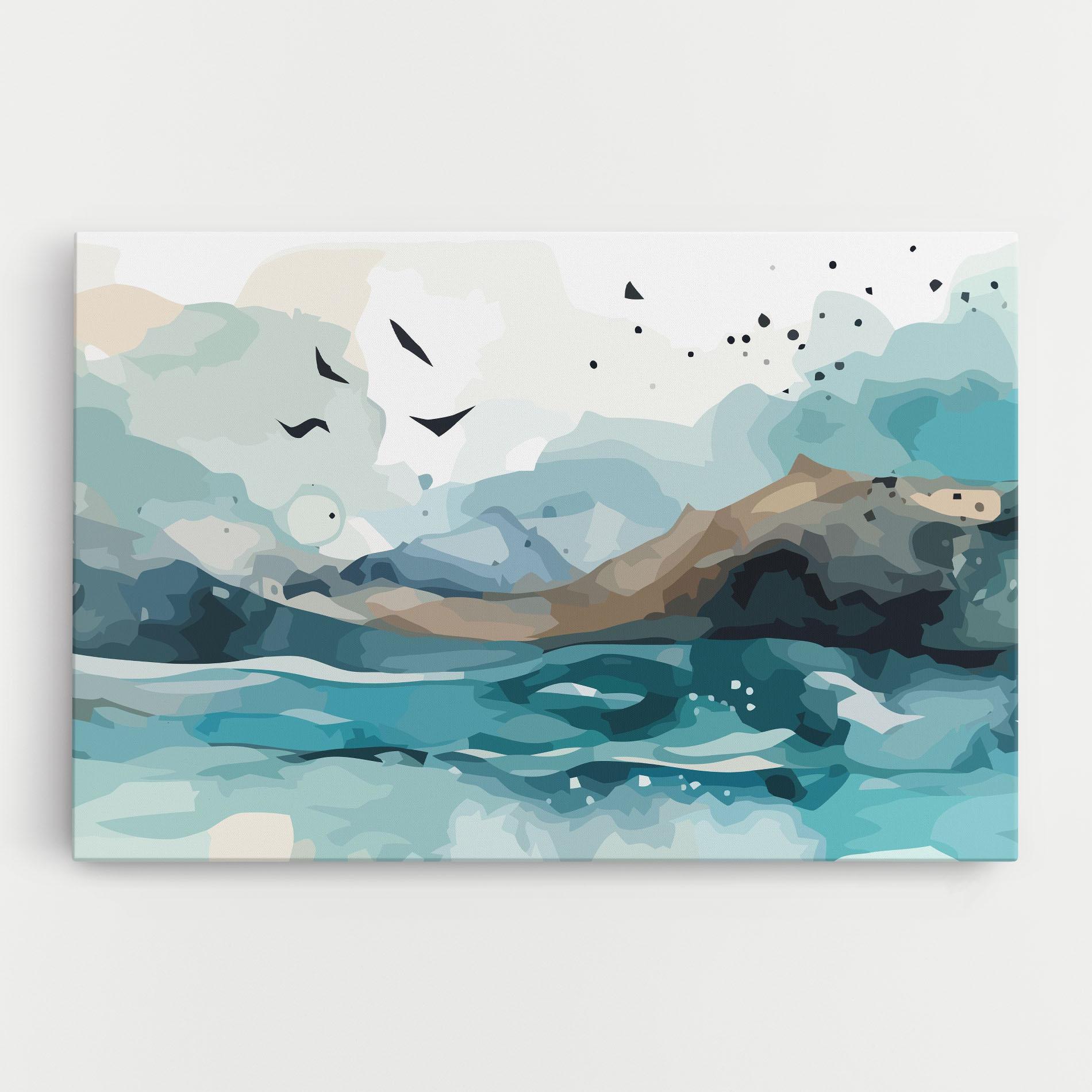 Tablou Canvas Water Birds mockup 0