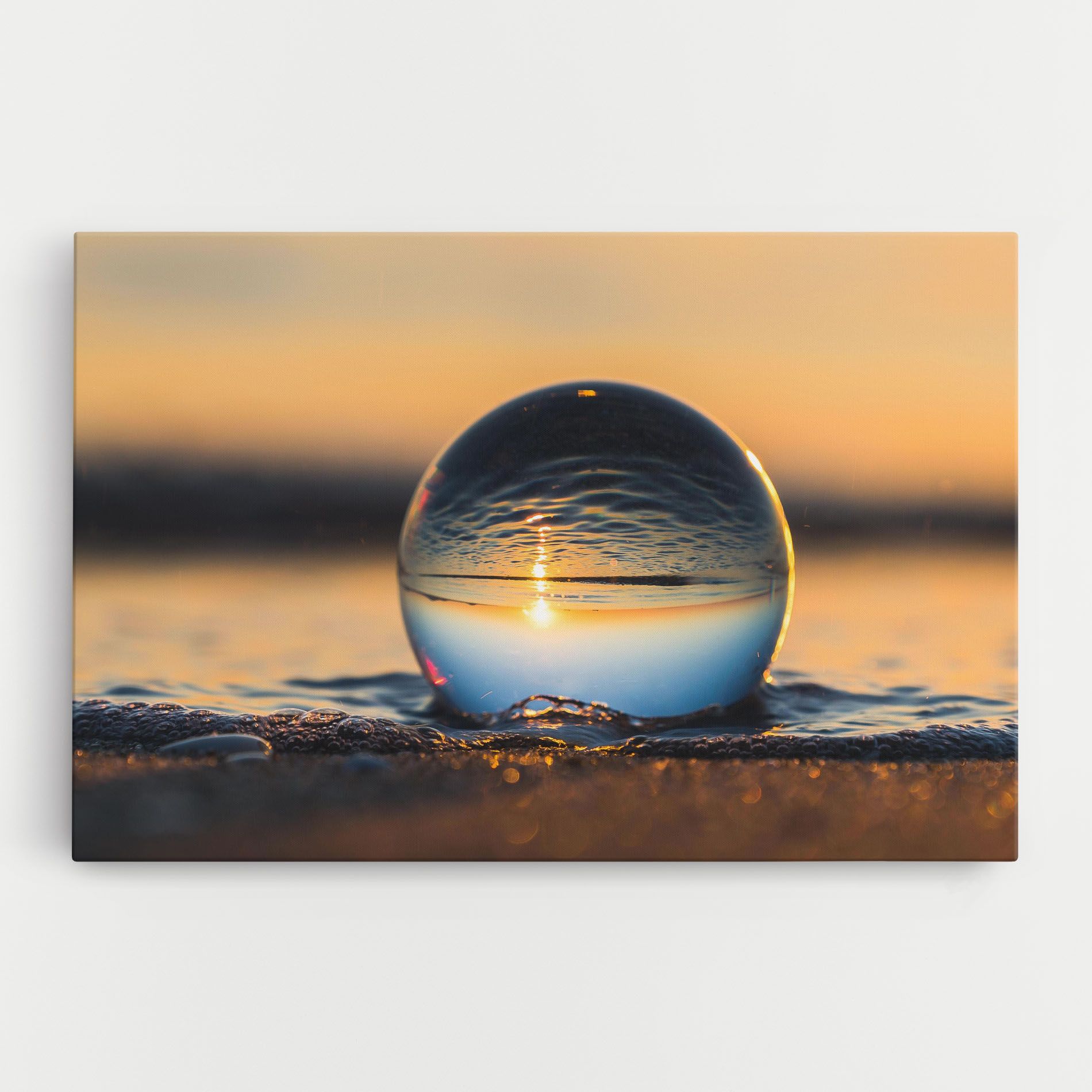 Water Bubble Reflecting mockup 0