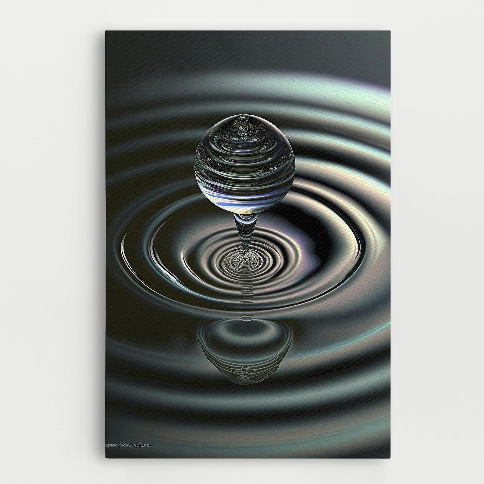 Tablou Canvas Beautiful Water Drop mockup 0