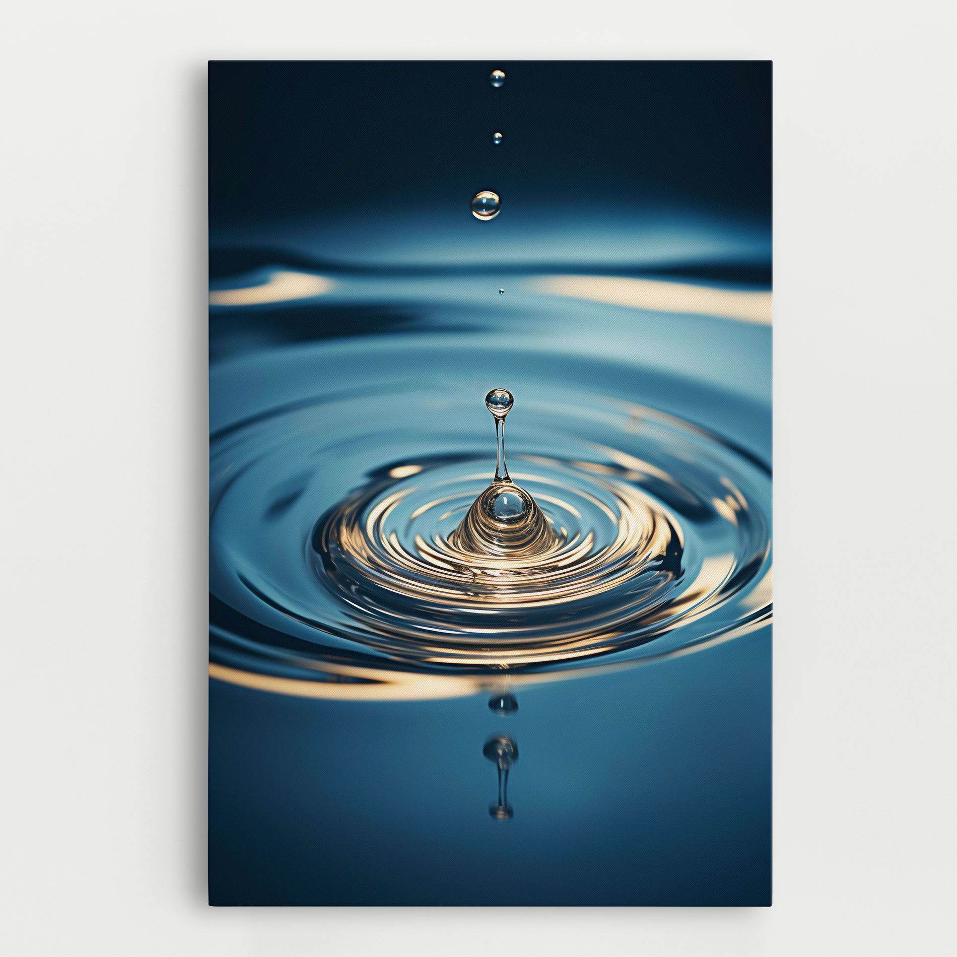 Cream Water Drop mockup 0