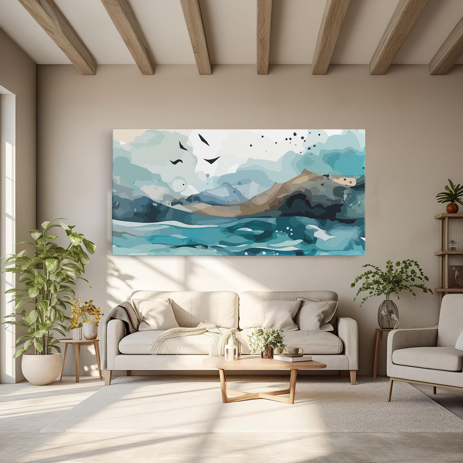 Tablou Canvas Water Birds mockup 6