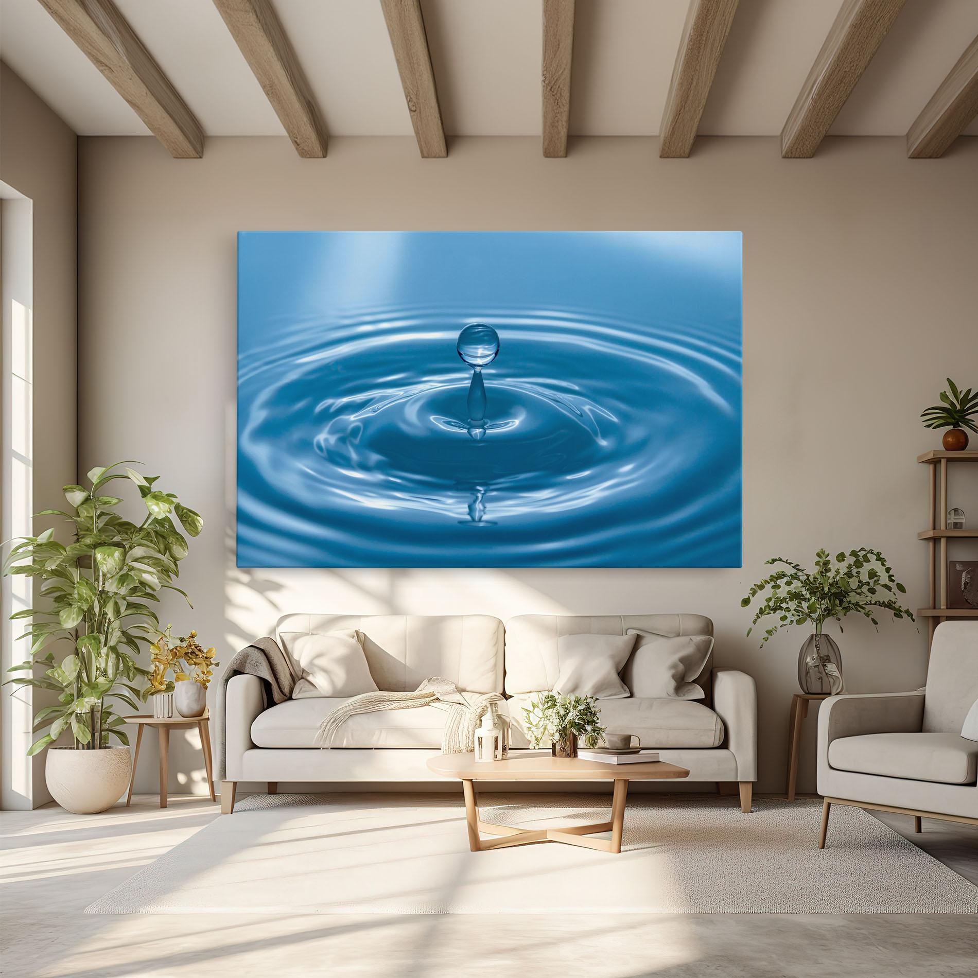 Tablou Canvas Drop Close Up mockup 6