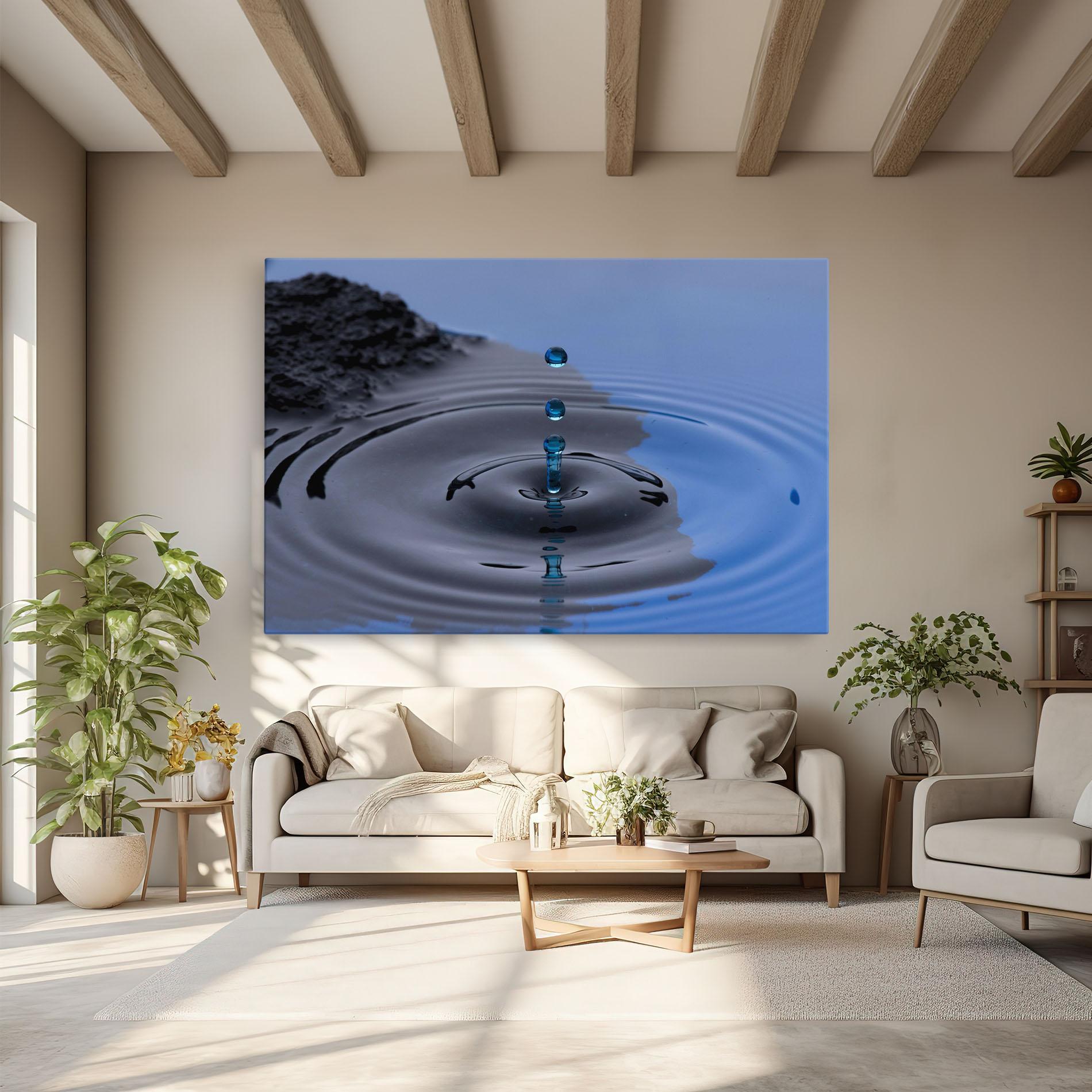 Tablou Canvas Frozen Drops mockup 6