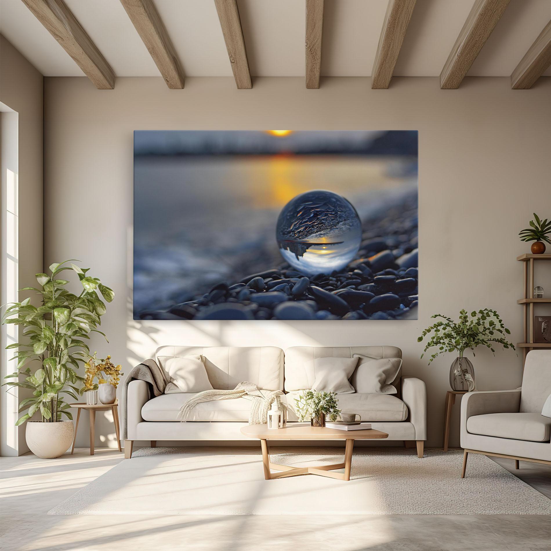 Tablou Canvas Sunset Lensball mockup 6