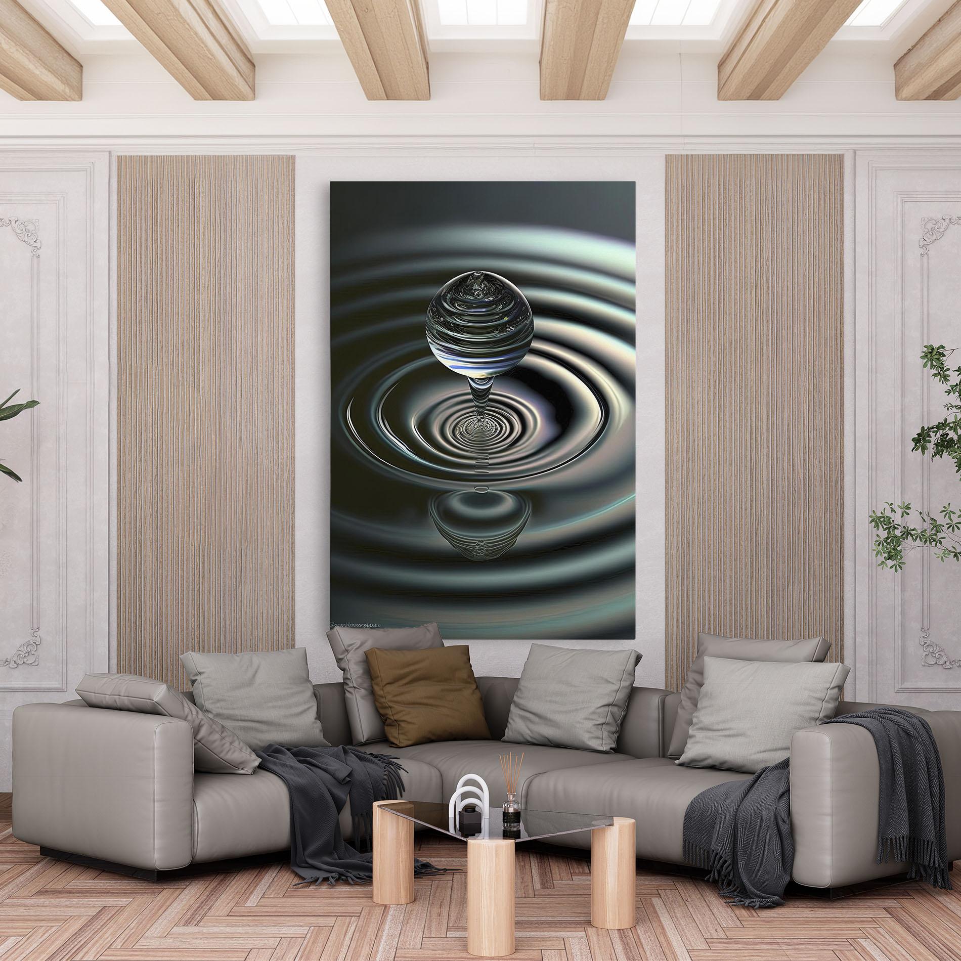 Tablou Canvas Beautiful Water Drop mockup 6