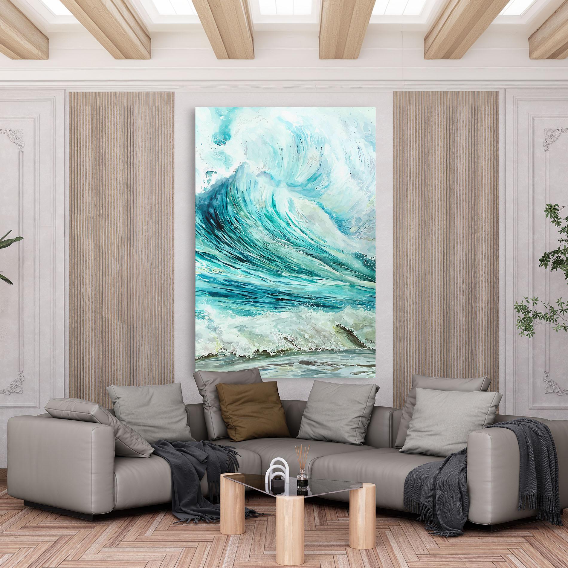 Tablou Canvas Sea Watercolor mockup 6