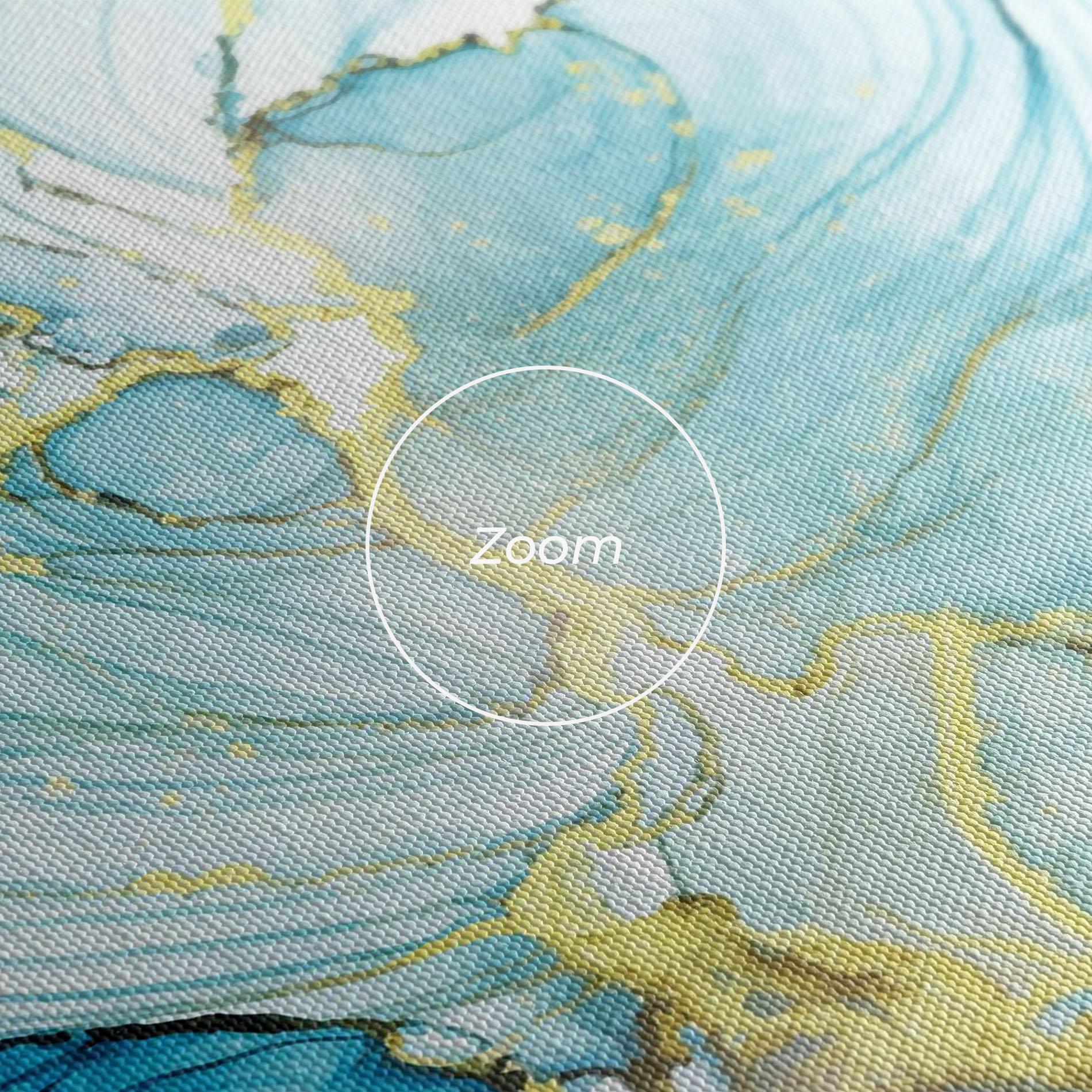 Tablou Canvas Artistic Gold Blue mockup 3