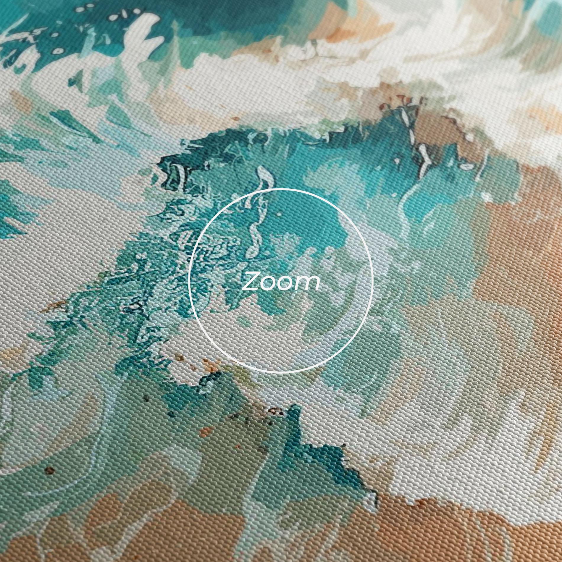 Tablou Canvas Artistic Waves mockup 3