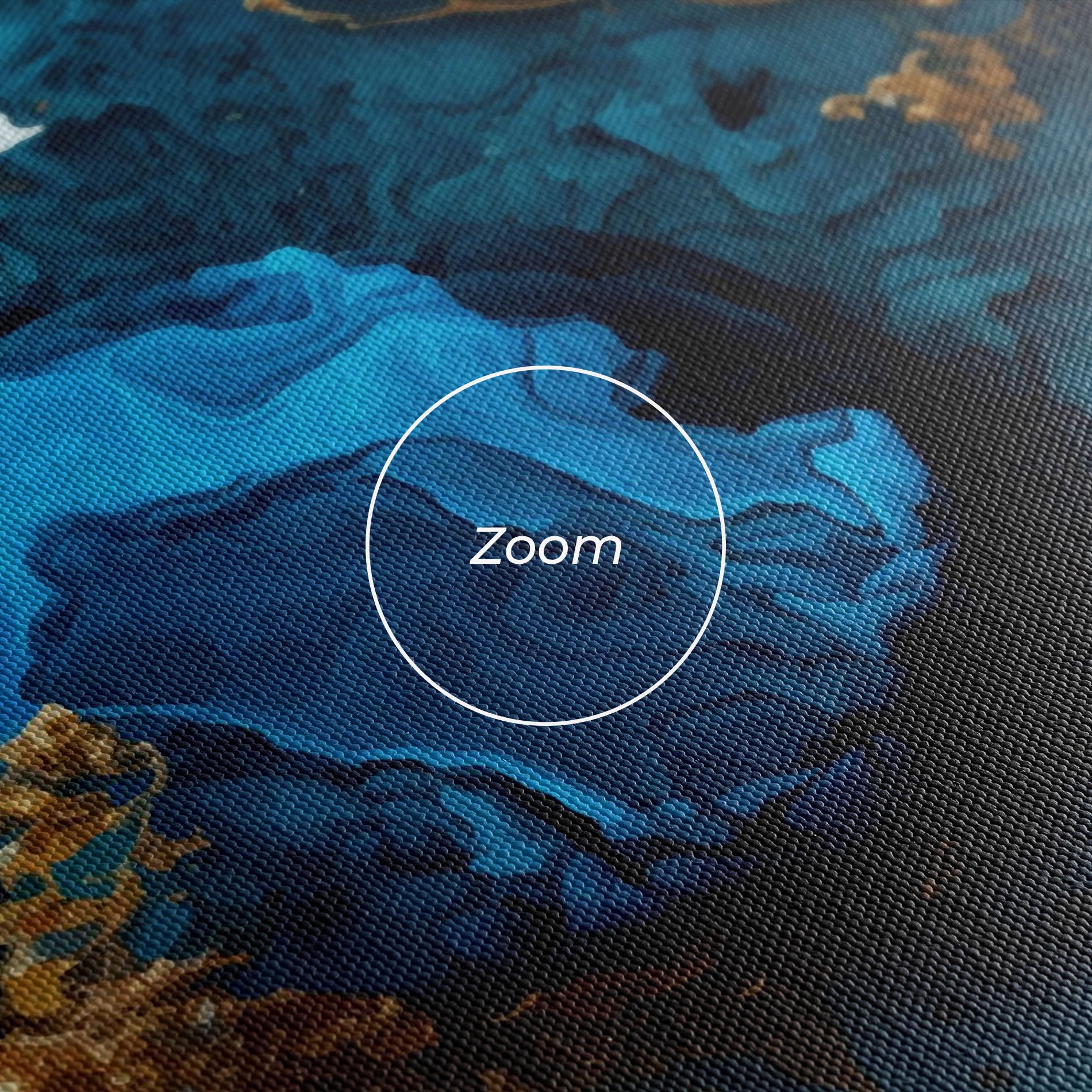 Blue Gold Wave mockup 3