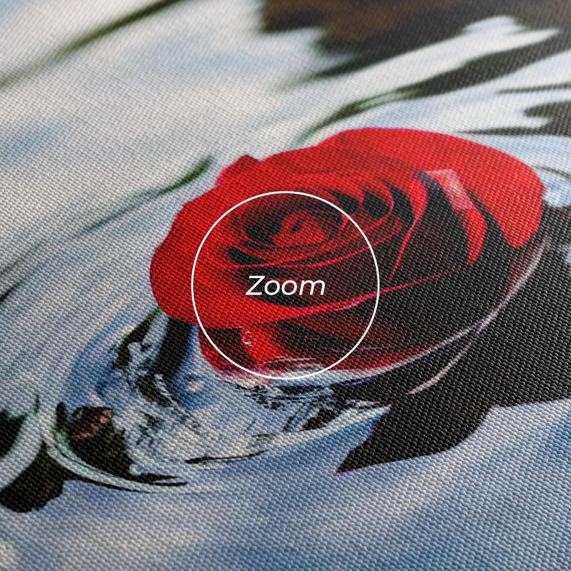 Tablou Canvas Floating Water Rose mockup 3