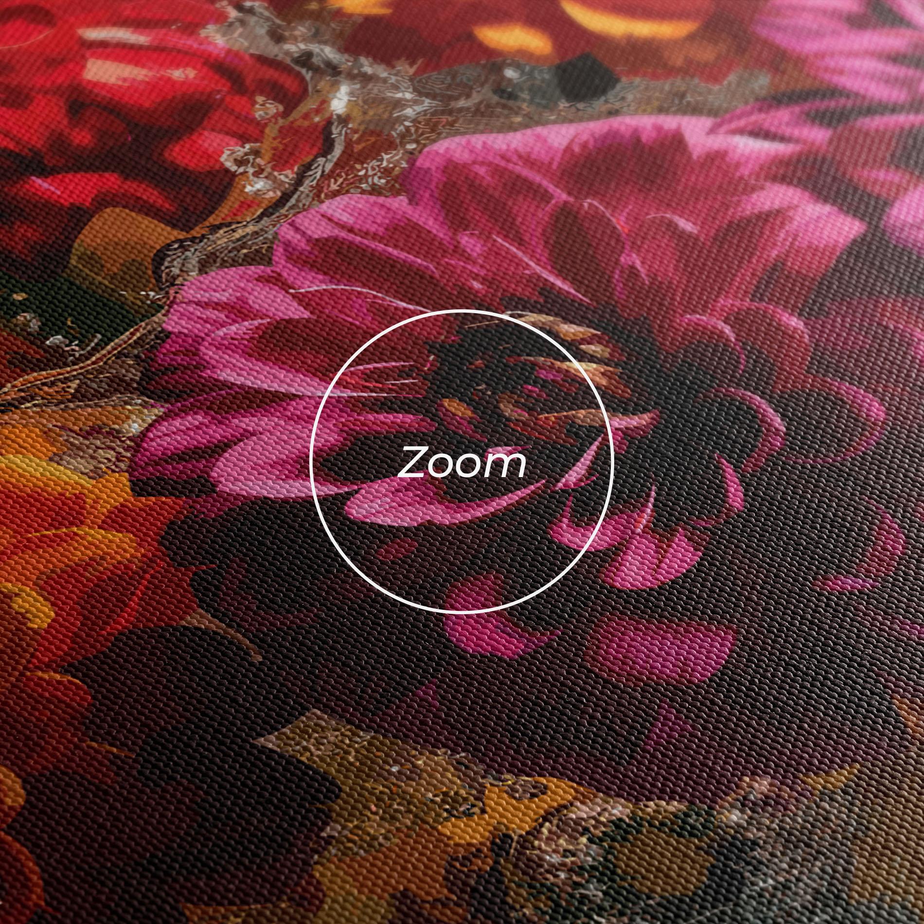 Tablou Canvas Flower Water Splash mockup 3