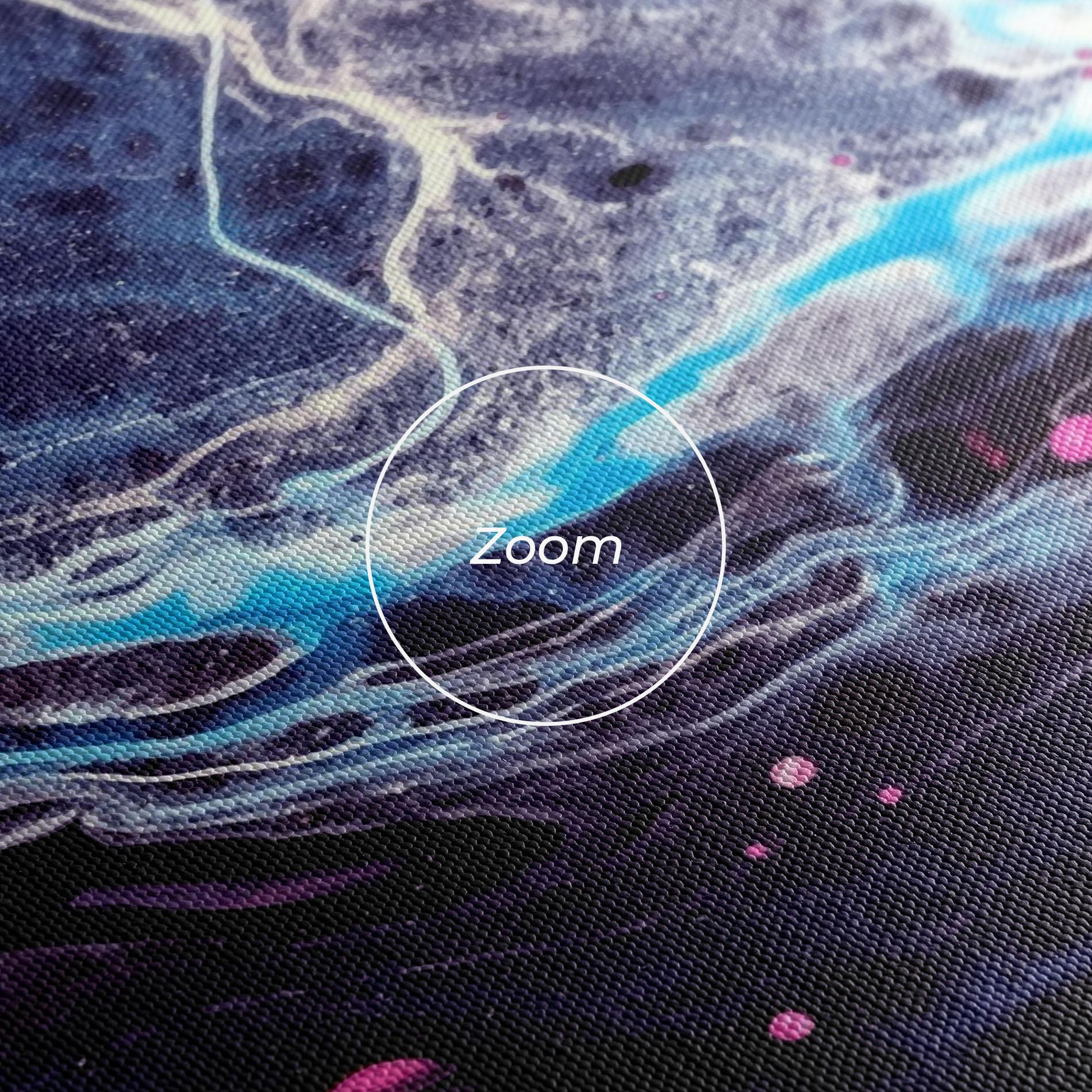 Tablou Canvas Purple Blue Water mockup 3