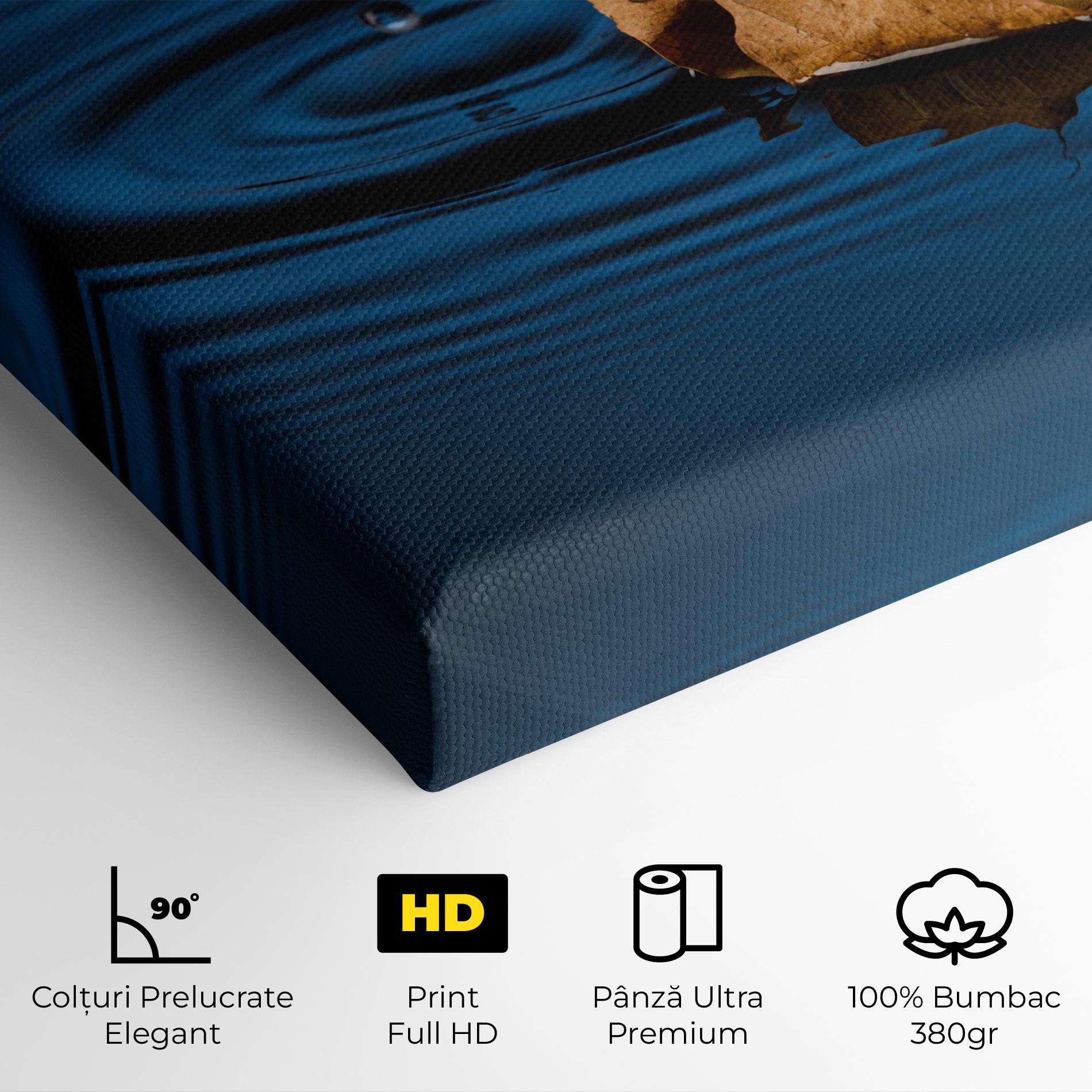 Tablou Canvas Autumn Leaf Water mockup 4