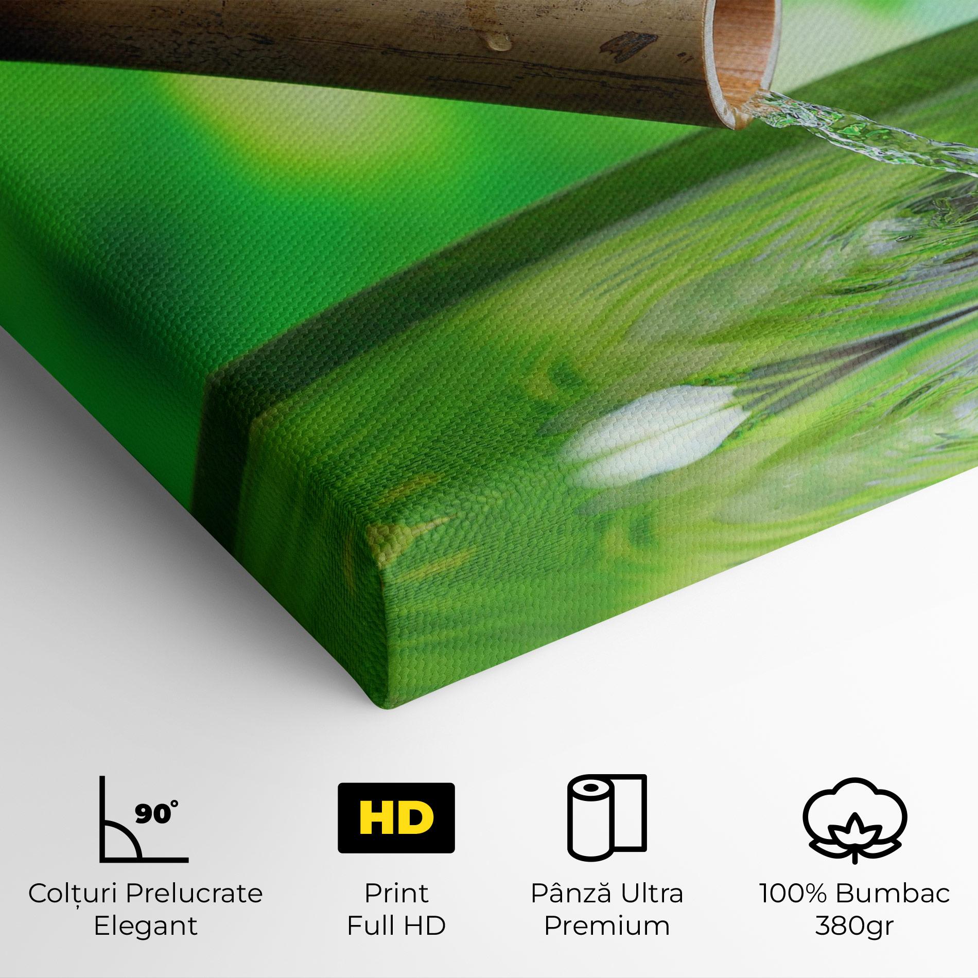 Tablou Canvas Bamboo Fountain mockup 4