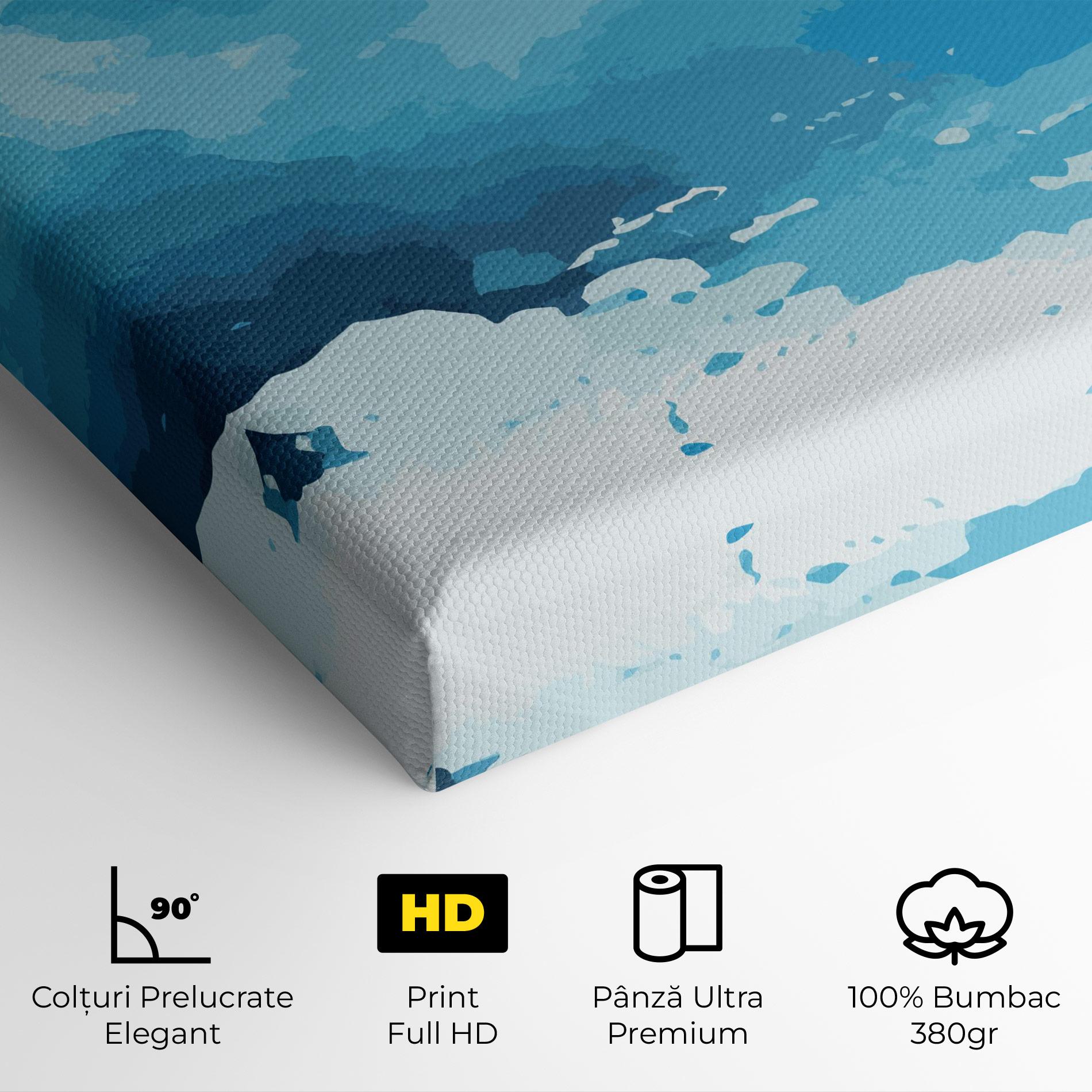 Tablou Canvas Blue Water Art mockup 4