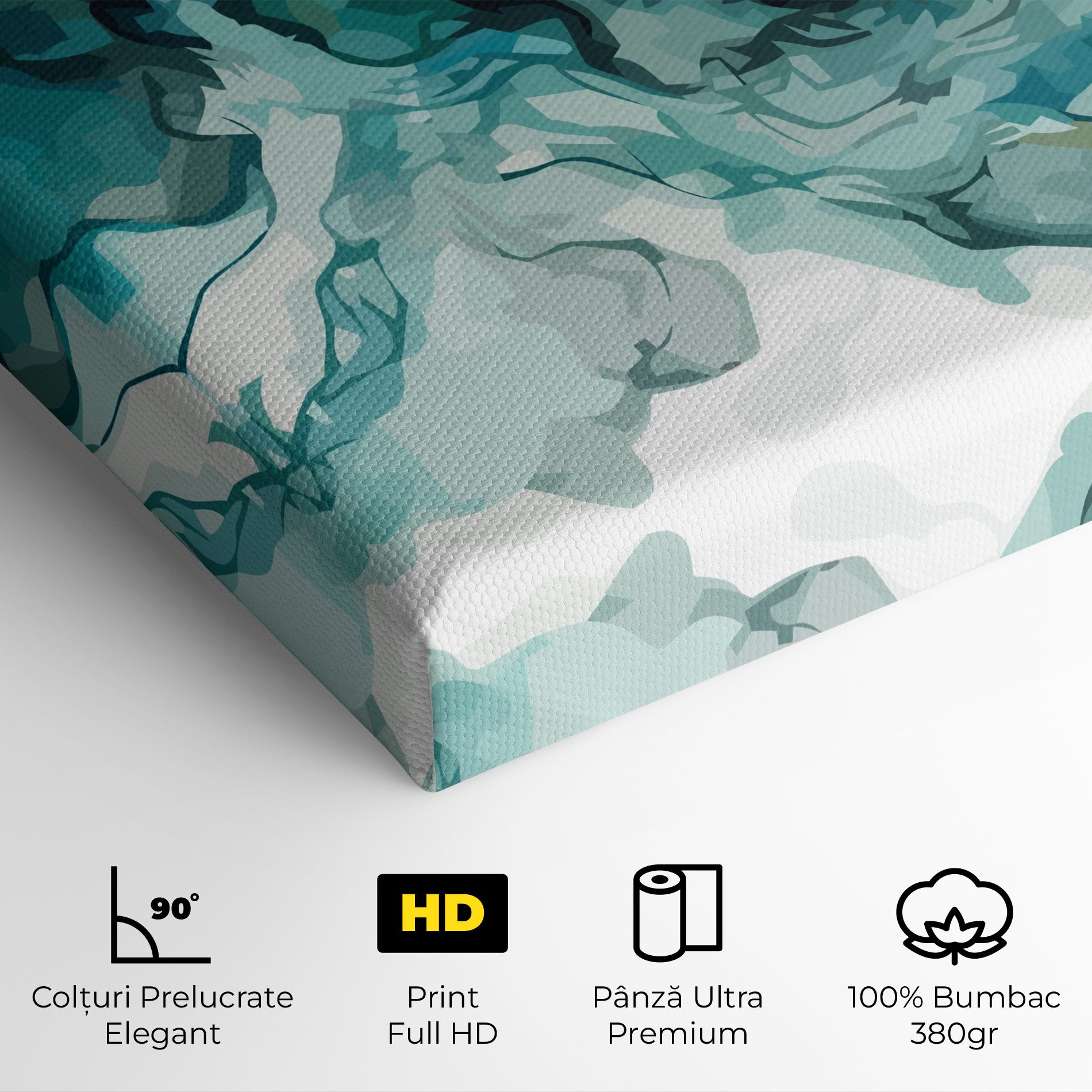 Blue Yellow Art mockup 4