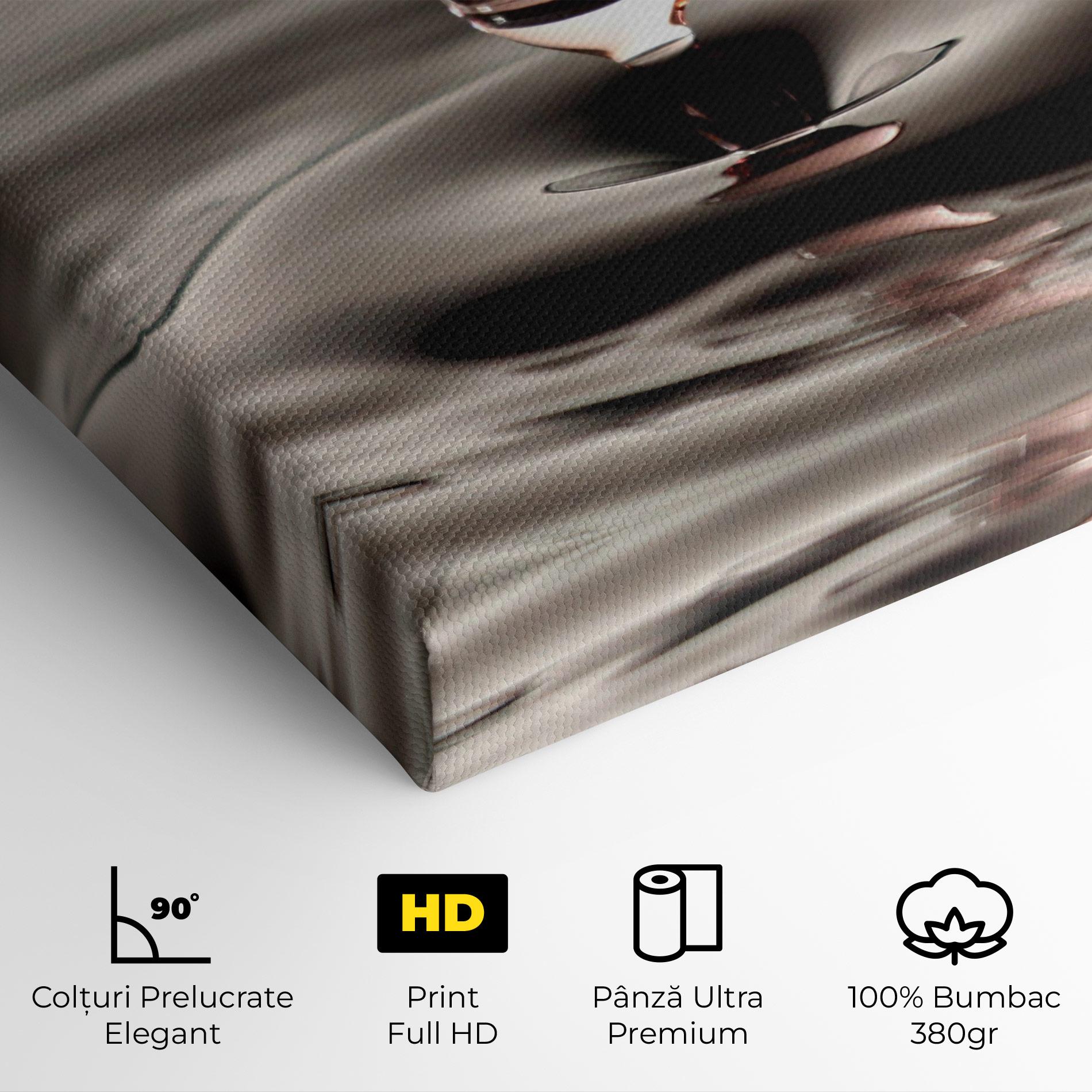 Tablou Canvas Close Red Water Drop mockup 4