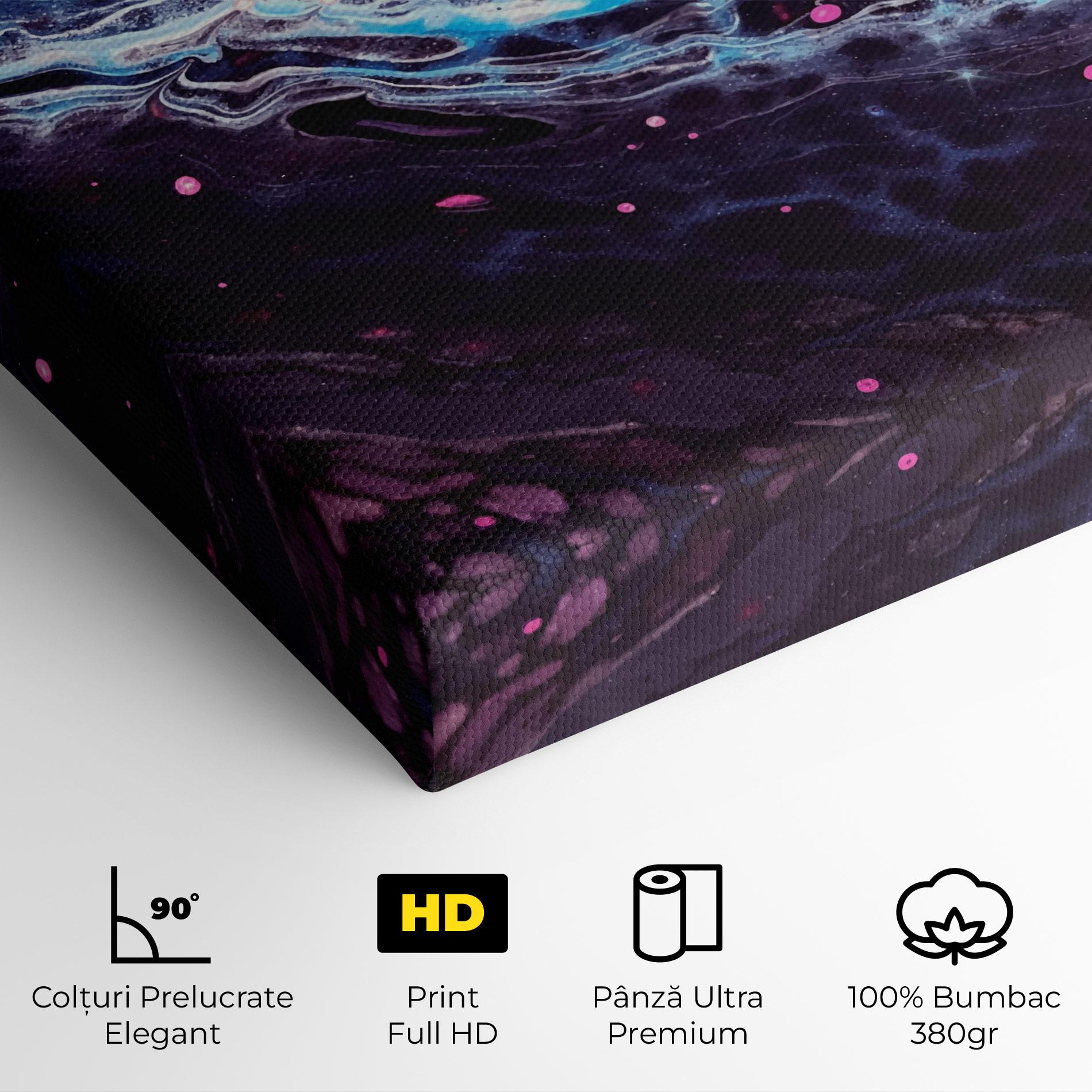 Tablou Canvas Purple Blue Water mockup 4